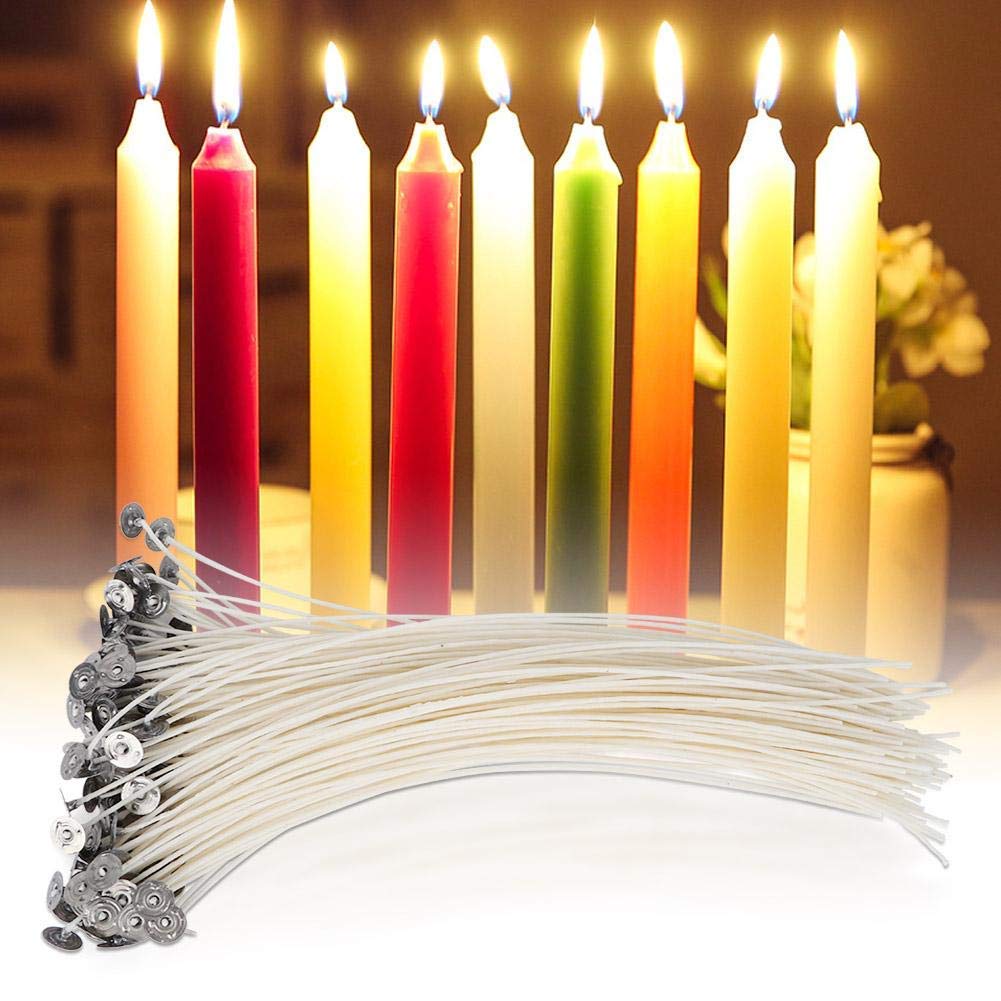 100 Pcs Eco-Friendly Low Smoke Candle Wicks - 30cm Cotton Wick for DIY Candle Making, Handmade Wax Melts & Aromatherapy Candles - Perfect for Home Decor, Gifts & Relaxation