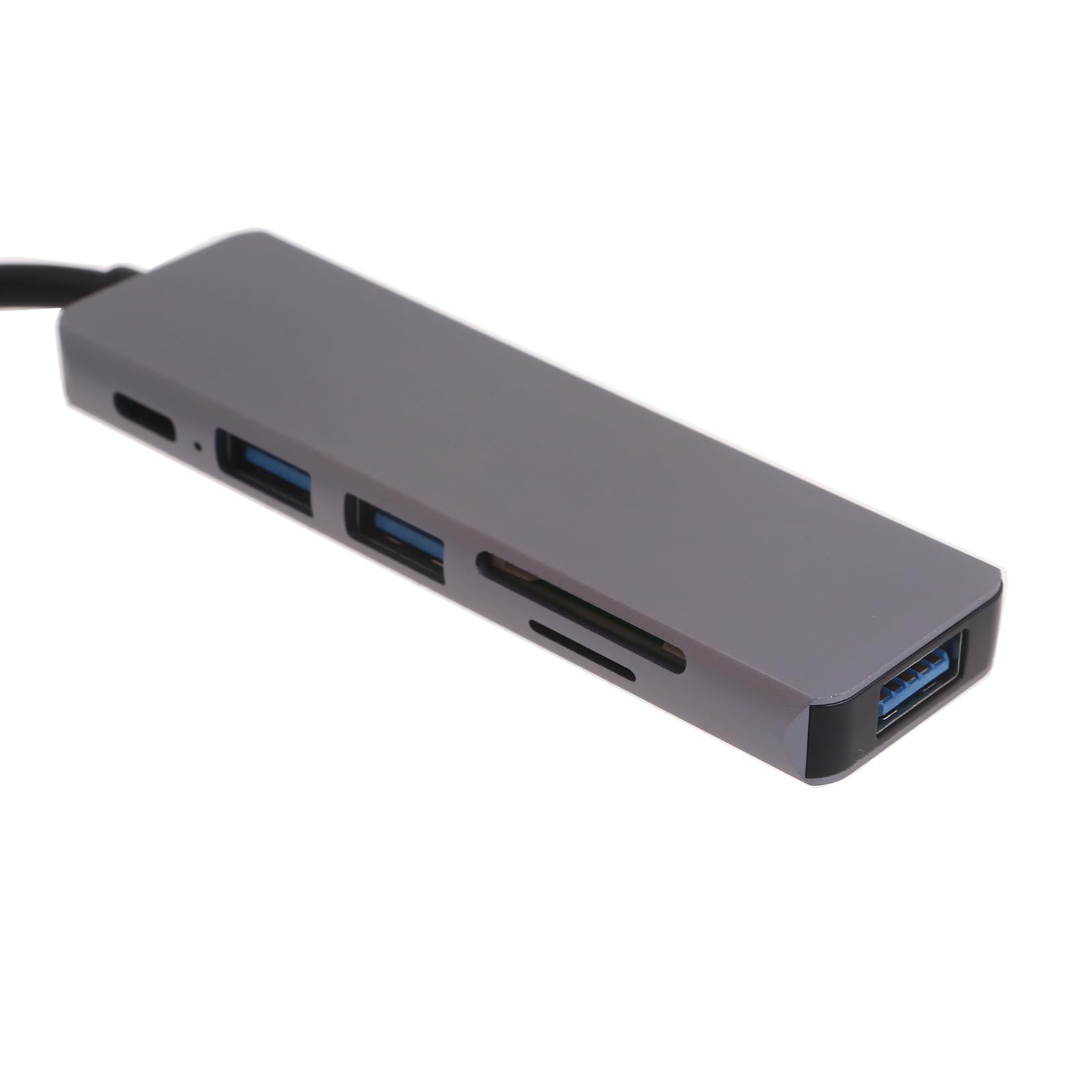 6-in-1 USB C Hub with 4K HDMI, USB 3.0 Ports, SD/TF Card Reader - USB C Docking Station for MacBook Pro/Air, Dell XPS, iPad Pro - Perfect for Office Work, Video Conferencing & Data Transfer