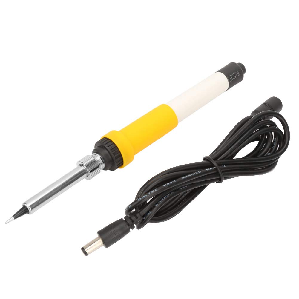 12V Electric Soldering Iron Kit - 60W Portable DIY Soldering Tool with DC Power Connector for PCB, SMD & Motherboard Repair | Home Electronics Fixing & Hobby Projects