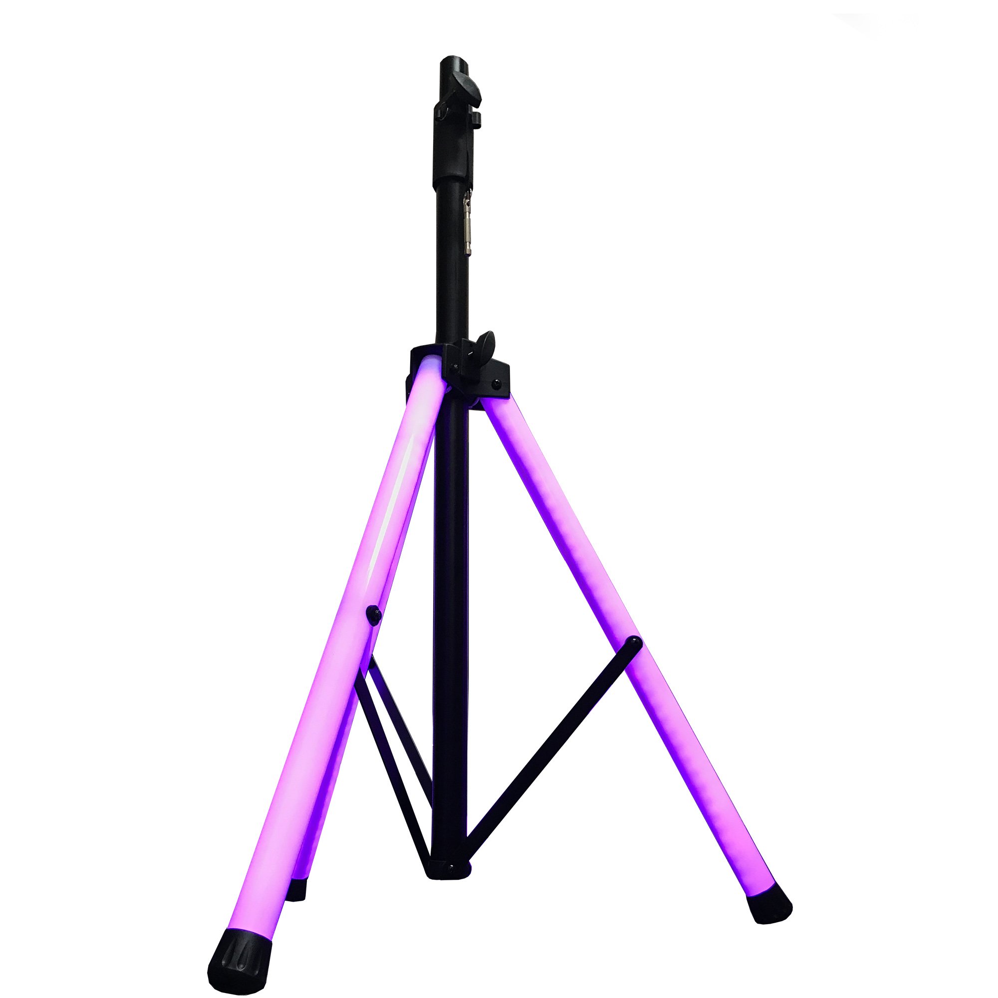 15 Inch Professional DJ Speaker Pair with Stands & LED Lights – Adkins DJSYS-81 – Perfect for Nightclubs, Parties & Live Events