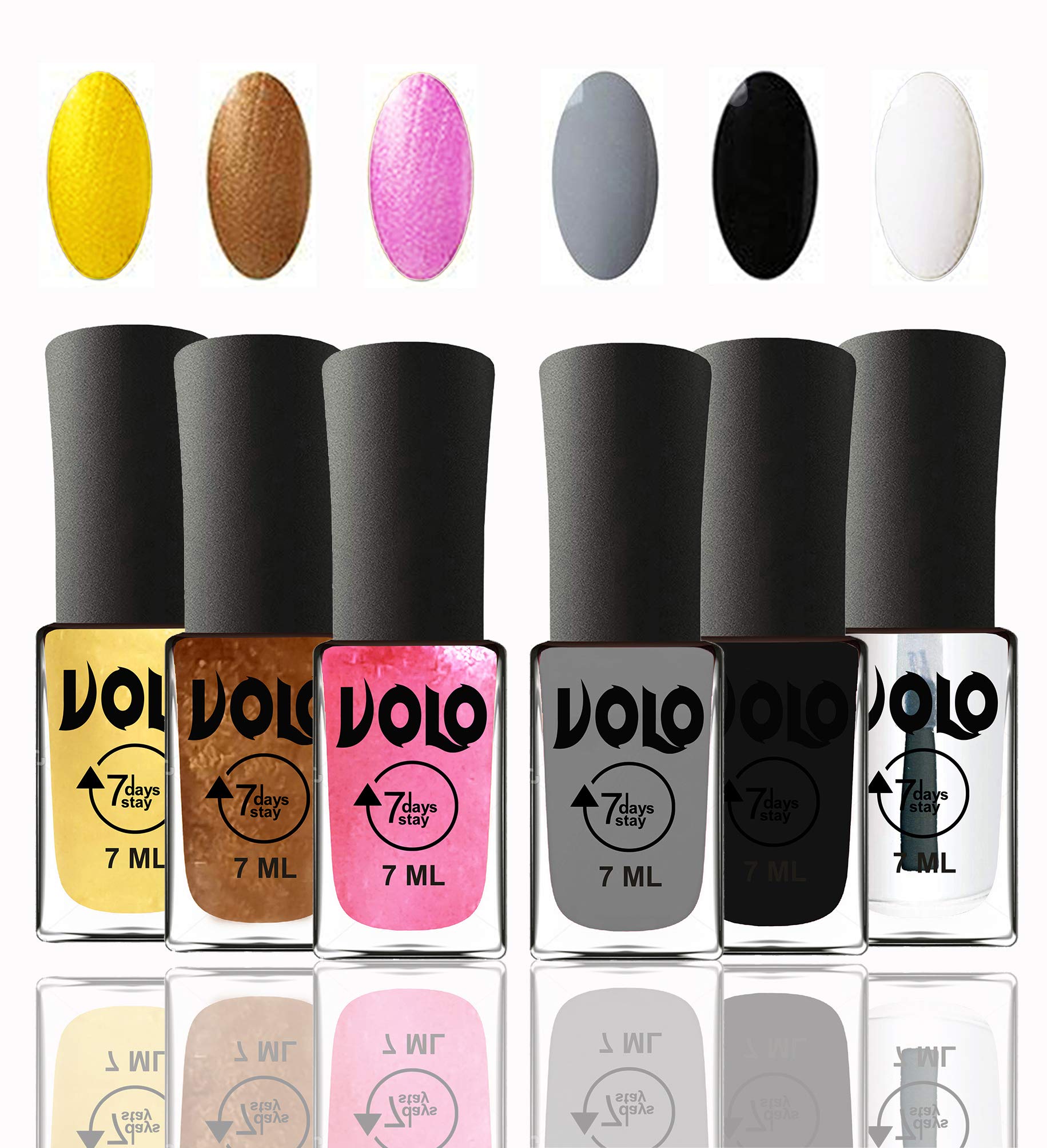 Volo 12-Piece Long Lasting Nail Polish Set for Girls - Unique Colors, Non-Toxic & Chip-Resistant - Perfect for Parties, School, and Everyday Wear