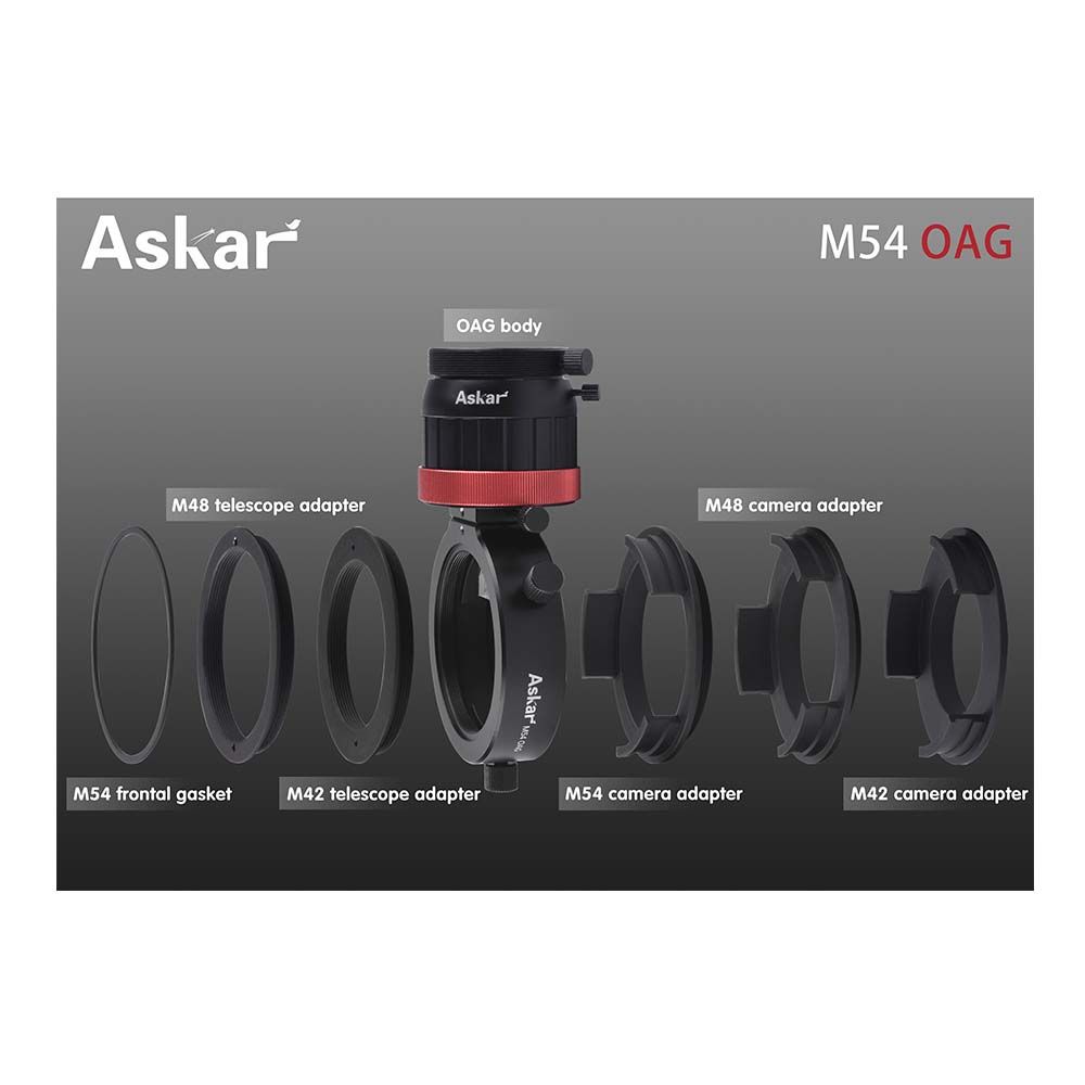 Askar M54 Off Axis Guider for Astrophotography - Perfect for Telescope Imaging & Star Tracking Accessories (Ideal for Deep Sky Observation & Long Exposure Photography)