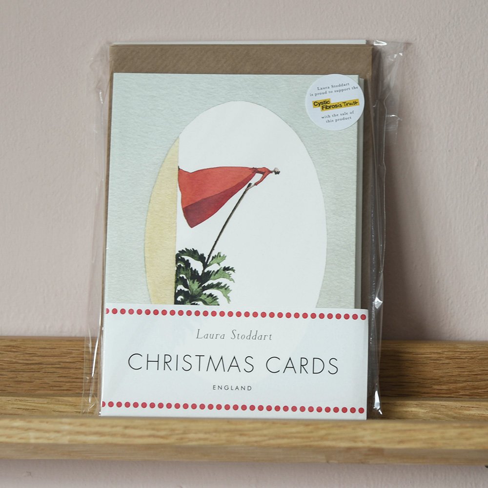 Christmas Greeting Cards - Mrs Christmas Holiday Cards Pack of 10 - Perfect for Family, Friends & Office Holiday Wishes