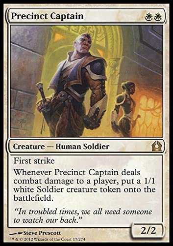 MTG Magic: The Gathering - Precinct Captain (17) Return to Ravnica RTR - White Human Soldier Card for Commander & Standard Decks - Perfect for MTG Tournaments and Casual Play