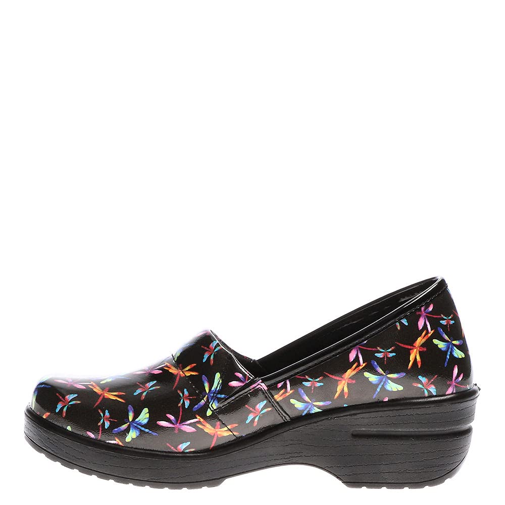 Laurie Women's Slip-On Shoes Size 8 E US - Dragonfly Patent Leather Comfortable Loafers for Work, Office & Casual Wear