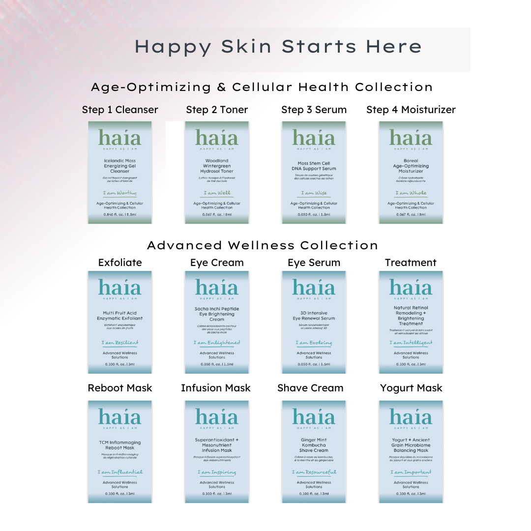 Haia Sample Kit - Premium Skincare & Beauty Trial Set for Glowing Skin | Perfect for Travel, Gifting & Daily Routine
