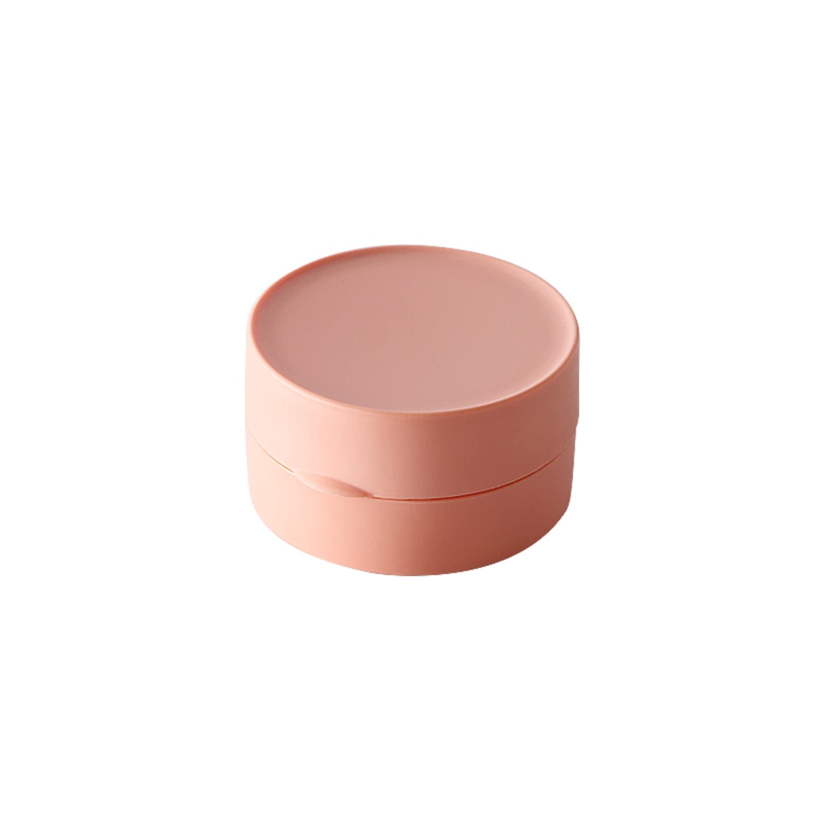 Portable Soap Dish with Lid - Waterproof Travel Soap Container for Shower, Gym & Outdoor Activities | Leak-Proof Round Soap Holder for Bathroom, Camping & Travel Essentials (Orange)