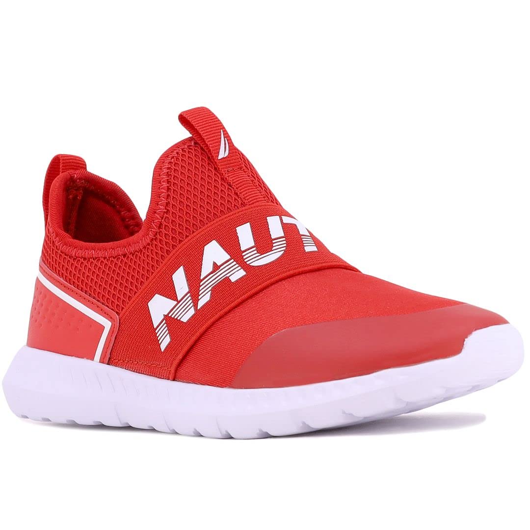 Nautica Kids Boys Youth Athletic Fashion Sneakers - Slip On Running Shoes for Little & Big Kids - Comfortable Casual Wear for School, Play & Daily Activities