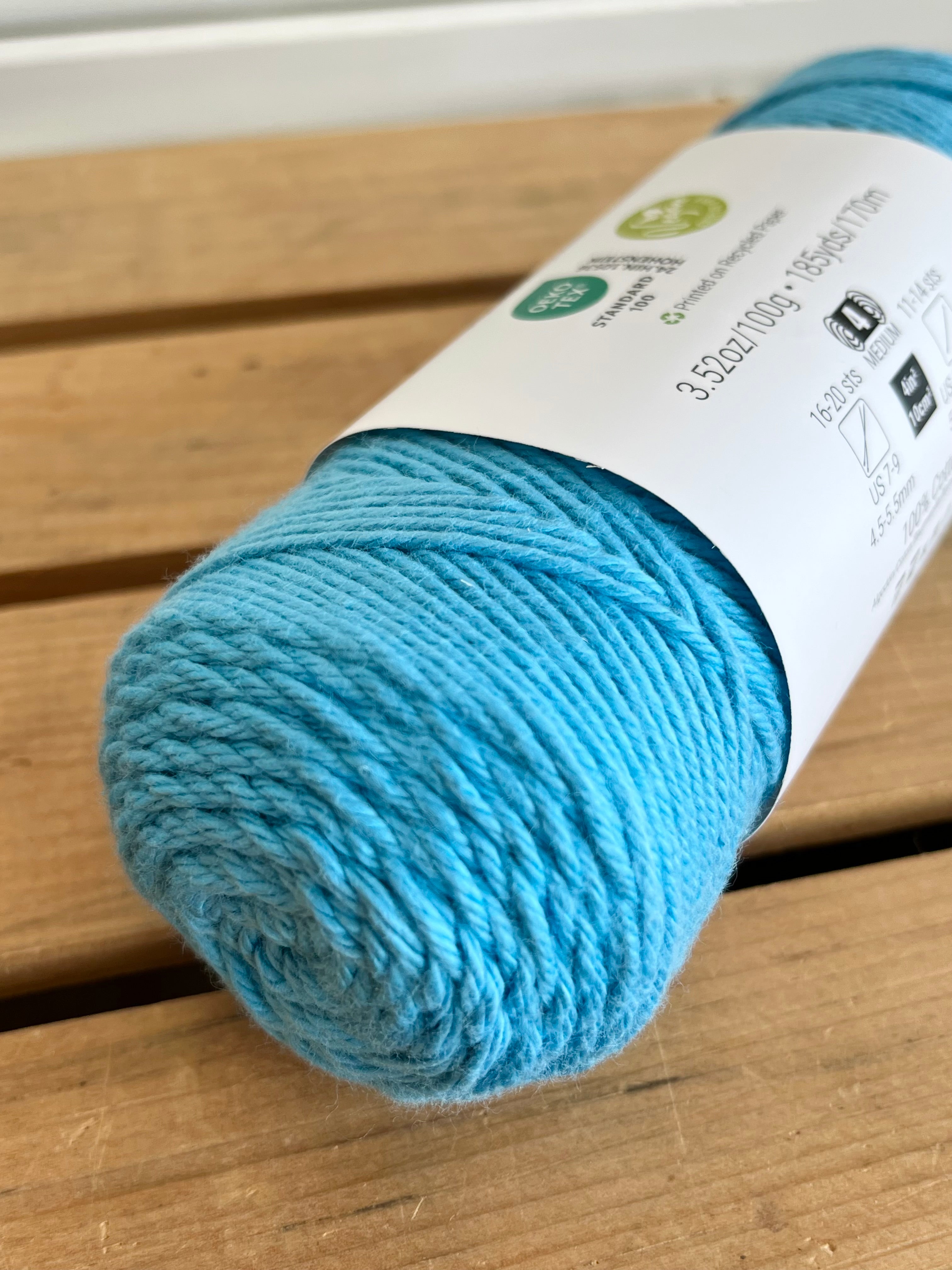 Premium Coastal Cotton Yarn - Soft & Durable for Knitting & Crocheting | Queensland Collection | Perfect for Scarves, Blankets & DIY Crafts