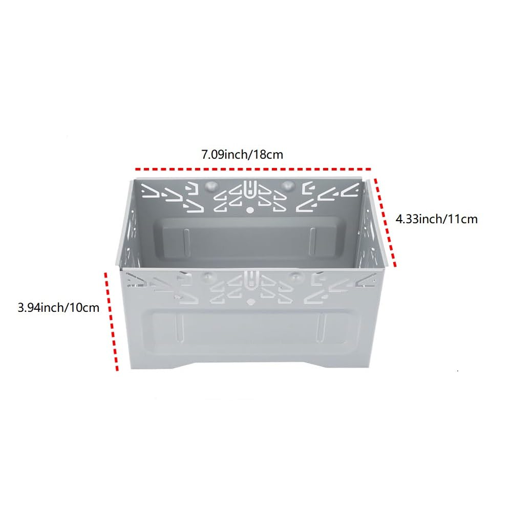 Universal Double DIN Car Stereo Dash Kit - Metal Mounting Cage for 2 DIN Radio Installation | Perfect for Toyota, Honda, Ford & More | Upgrade Your Car Audio System