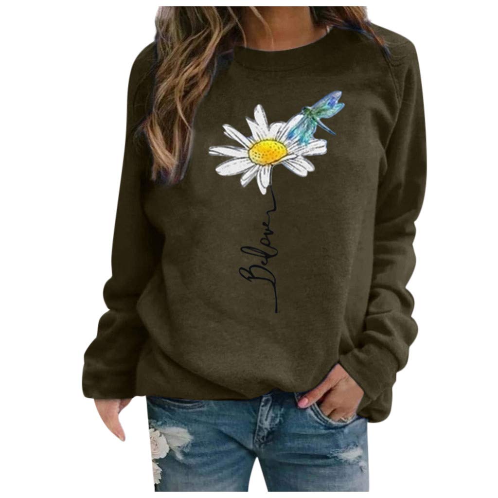 Women's Sunflower Printed Racerback Tank Tops - Casual Summer Sleeveless Shirts for Women | Perfect for Beach Outings, Yoga, and Everyday Wear