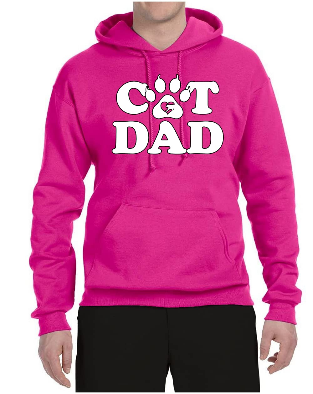 Wild Bobby Best Cat Dad Daddy Gift - Funny Pop Culture Unisex Graphic Hoodie Sweatshirt for Men & Women - Perfect for Father's Day, Birthday & Cat Lovers
