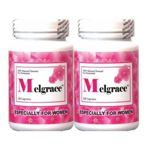 2 Bottles of Melgrace Women's Health Supplement - Natural Support for Hormonal Balance & Wellness - Perfect for Daily Use at Home or Work