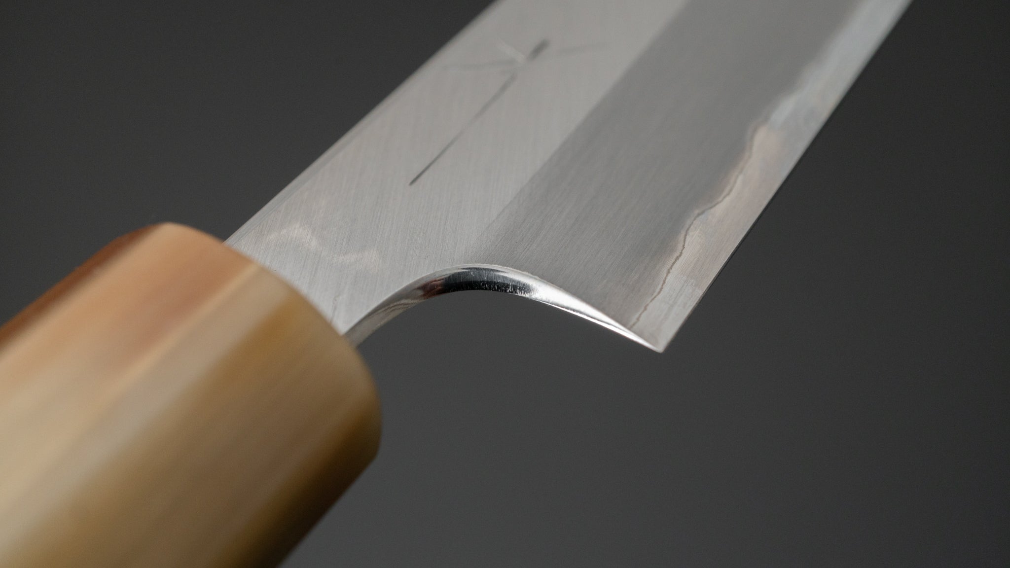 Hitohira Togashi Blue #1 Stainless Clad Migaki Petty Knife 165mm with Ziricote Handle - Japanese Chef Knife for Slicing, Peeling & Precision Cutting - Perfect for Home Cooks & Professional Kitchens