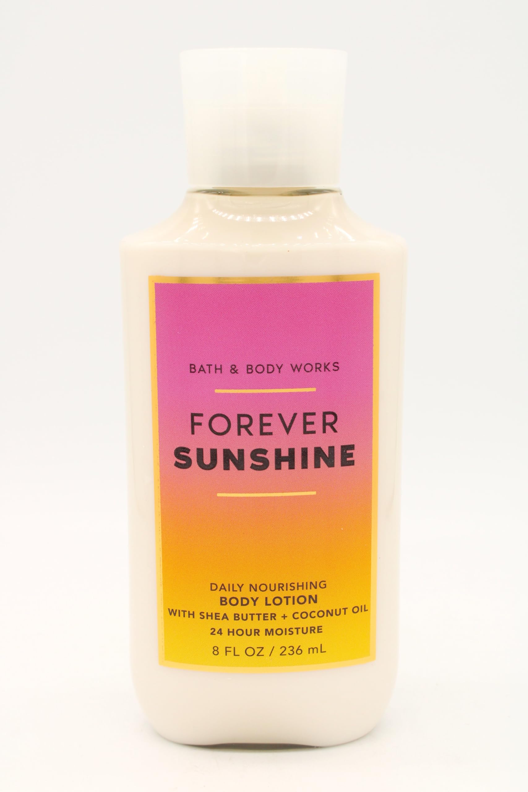 Forever Sunshine BBW Bath & Body Daily Nourishing Body Lotion 8 fl oz | Hydrating Moisturizer for Dry Skin | Perfect for Daily Use & Gift Giving
