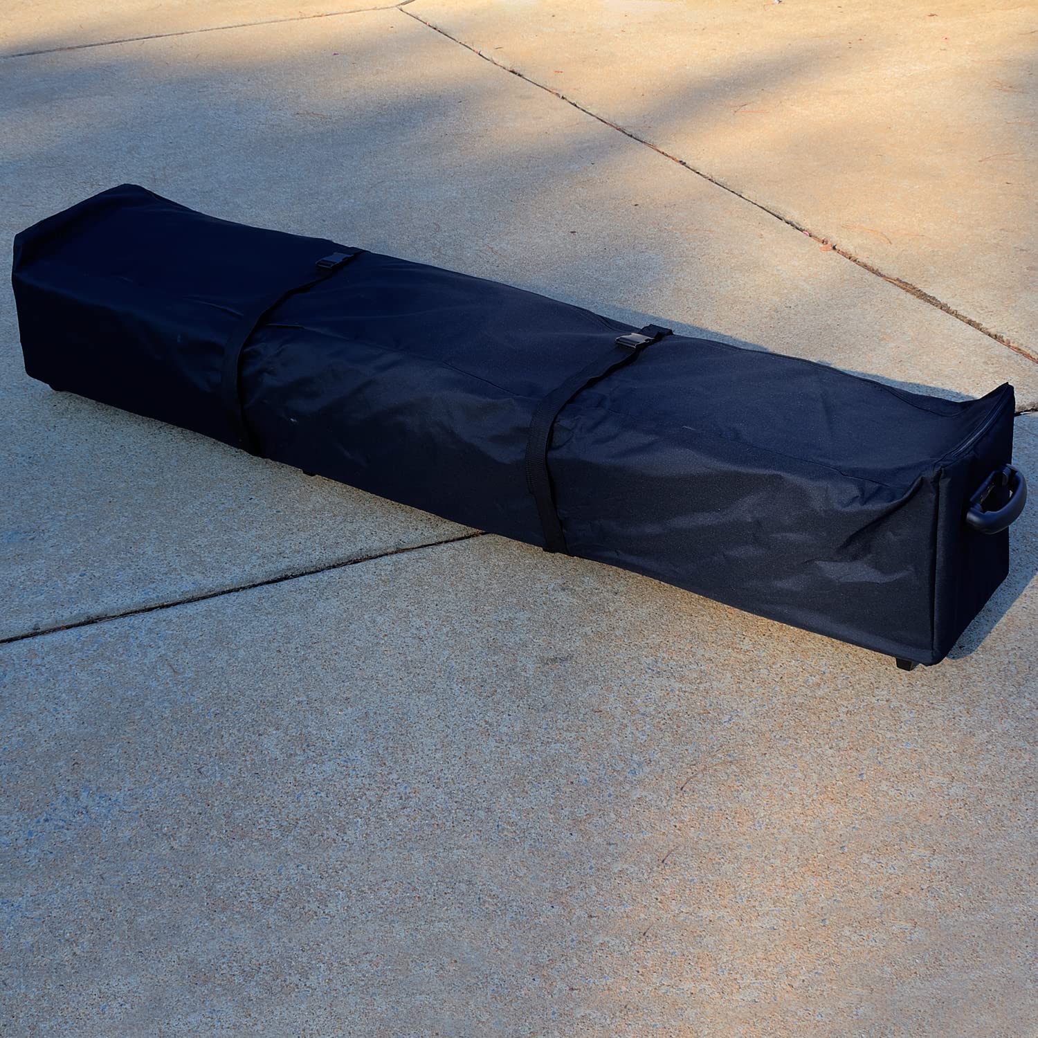 Heavy Duty 80-inch King Canopy Roller Bag with Handles - Durable Storage for Tents, Canopies, Sheds, Car Ports & Gazebos | Perfect for Outdoor, Garden & Household Storage | Black CRB80