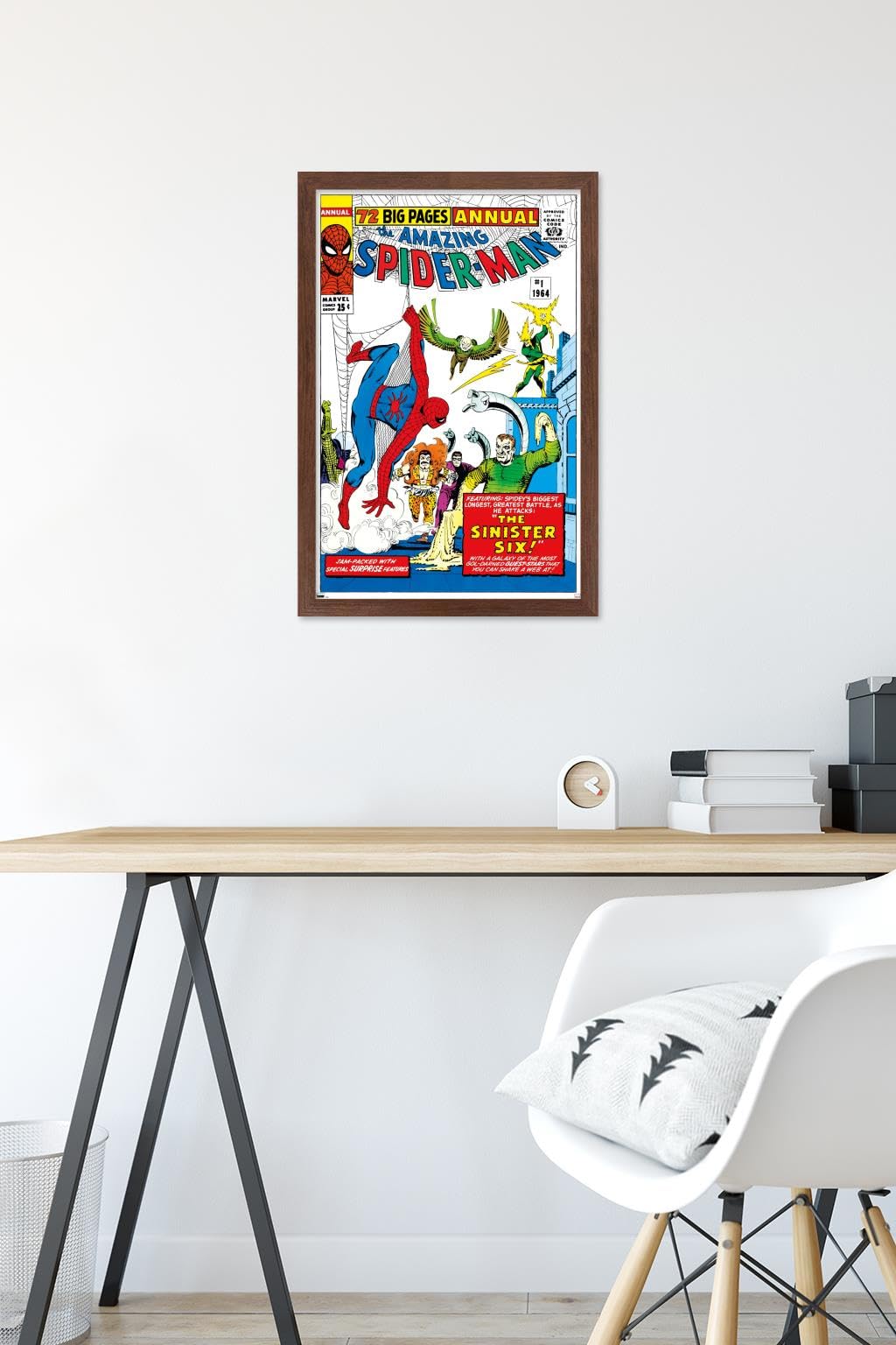 Marvel Comics The Sinister Six - Amazing Spider-Man Annual #1 Framed Wall Poster 22.4