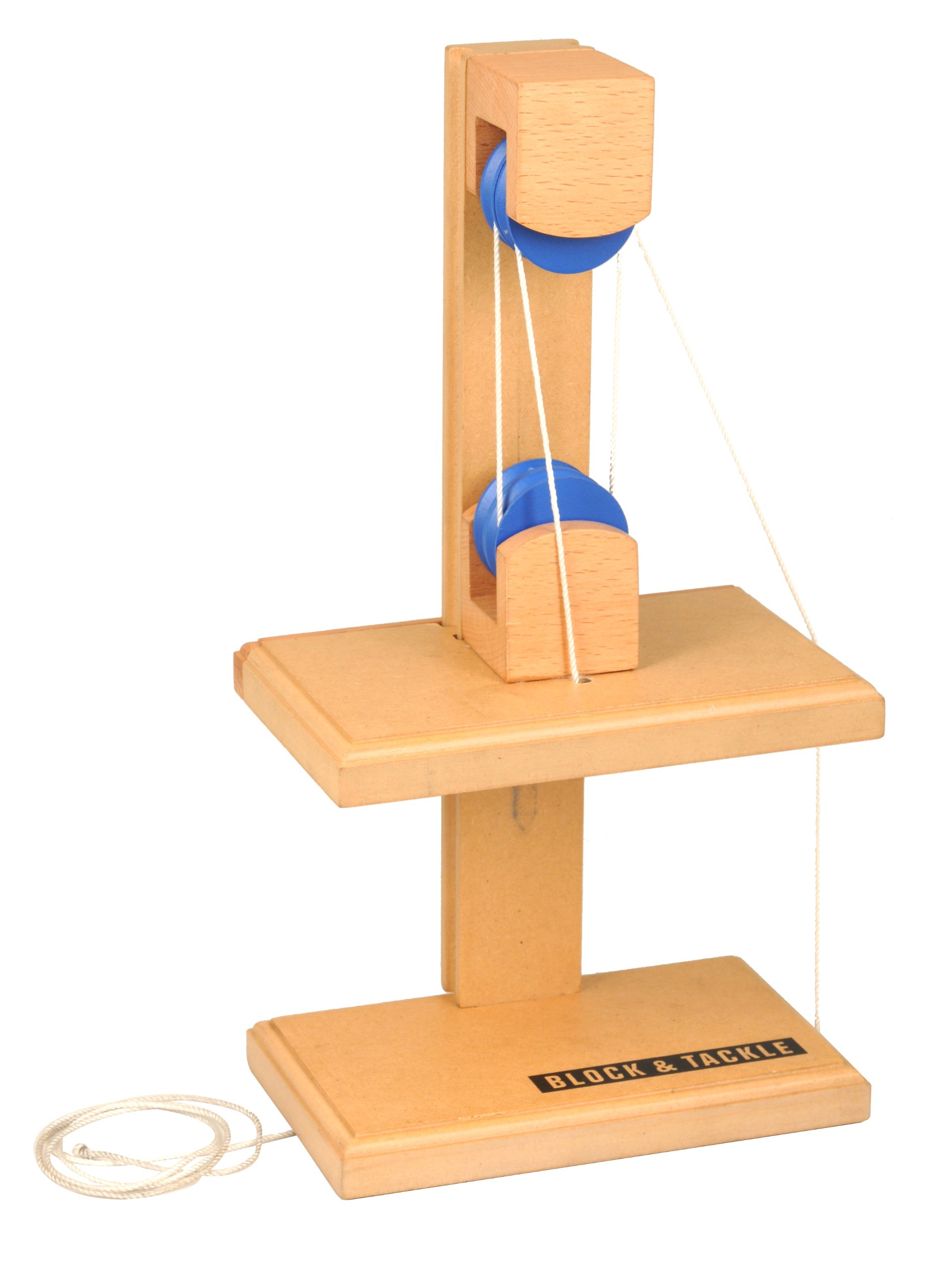 Eisco Labs Block and Tackle Pulley System - Simple Machines for Physics Education - Perfect for Classroom Experiments and STEM Learning Activities