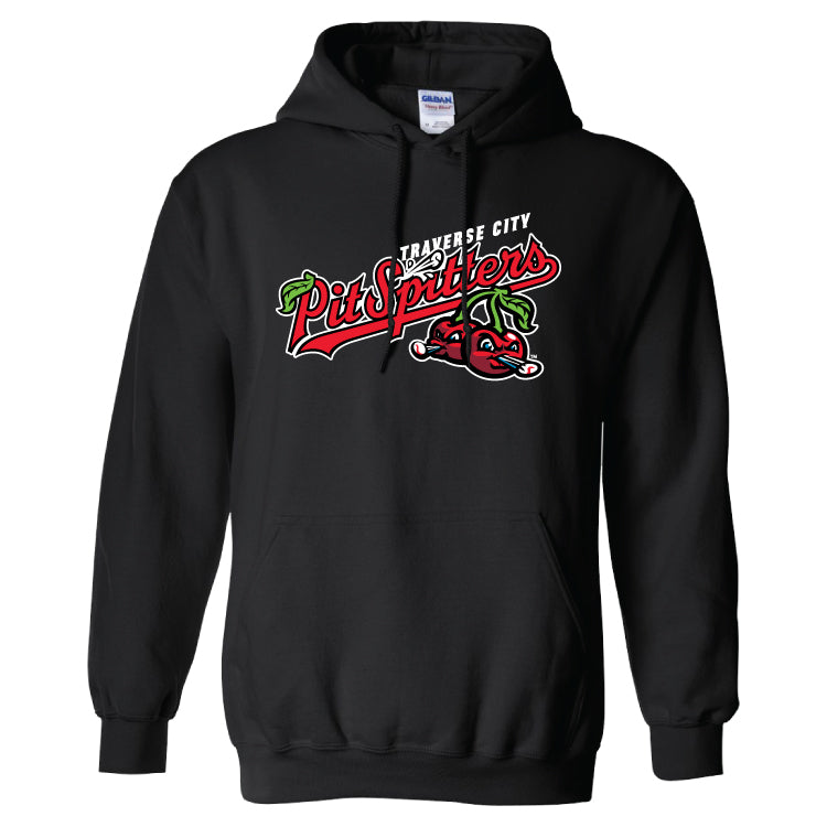 Premium Black Hoodie with Embroidered Logo - Soft Cotton Pullover for Men & Women - Perfect for Casual Wear, Gym, and Outdoor Activities