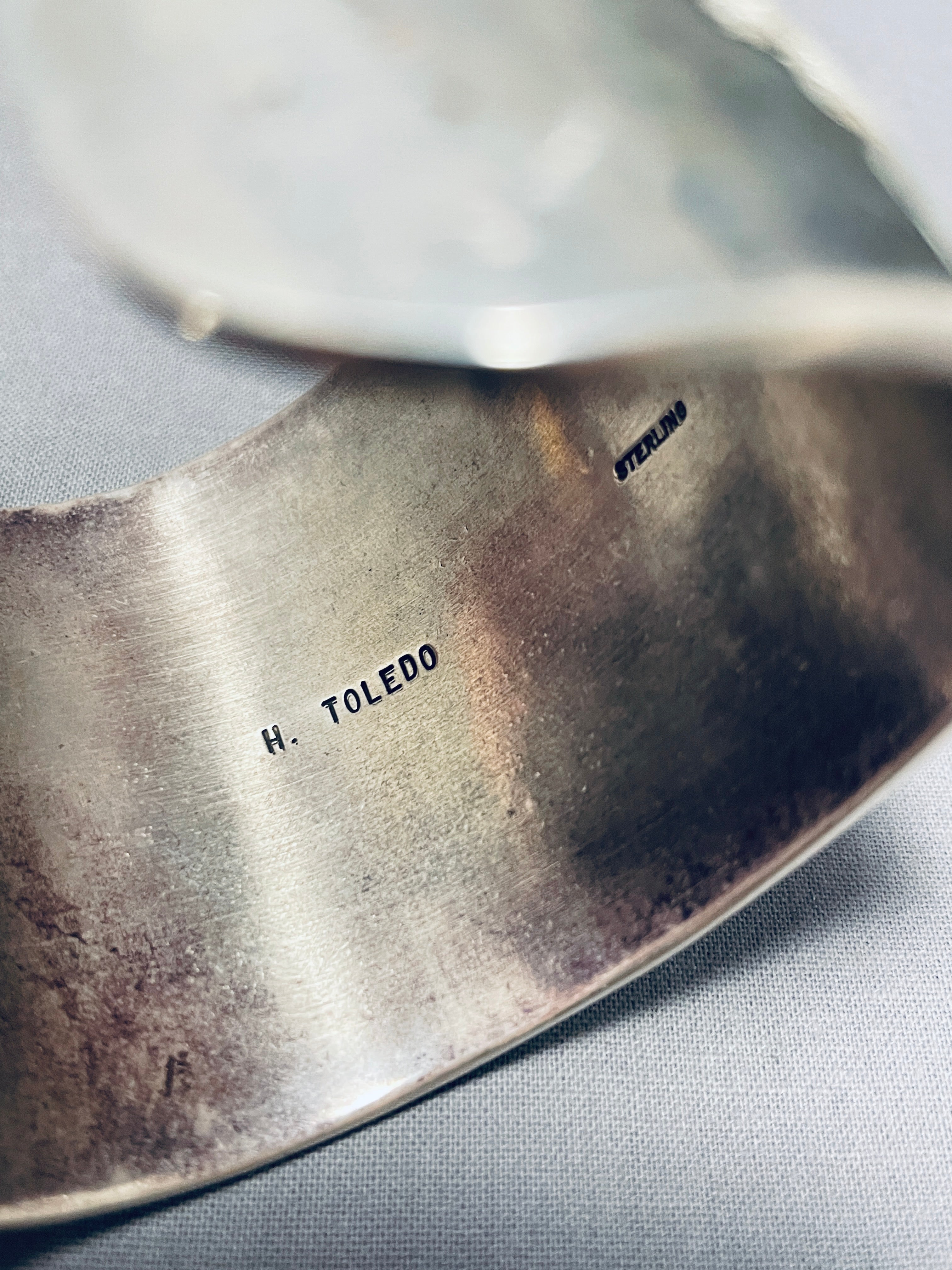 200g Genuine Navajo Sterling Silver Vintage Cuff Bracelet - Handmade Native American Jewelry for Women, Boho Fashion & Gift Giving