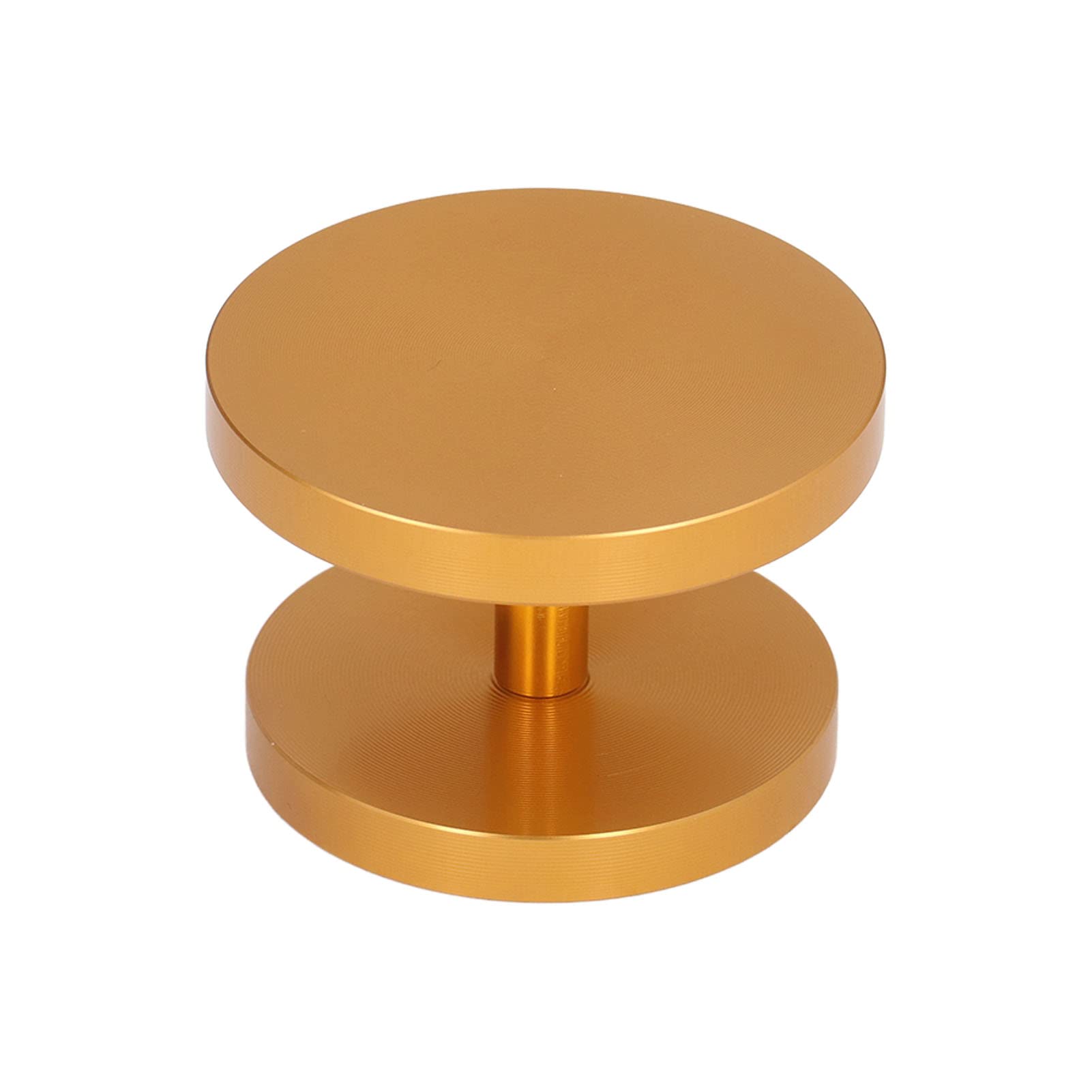 Premium Dual-Sided Coffee Distributor & Tamper - Non-Corrosive Aluminum Coffee Powder Leveler & Tamper for Espresso (Gold) - Perfect for Home Baristas & Coffee Shops