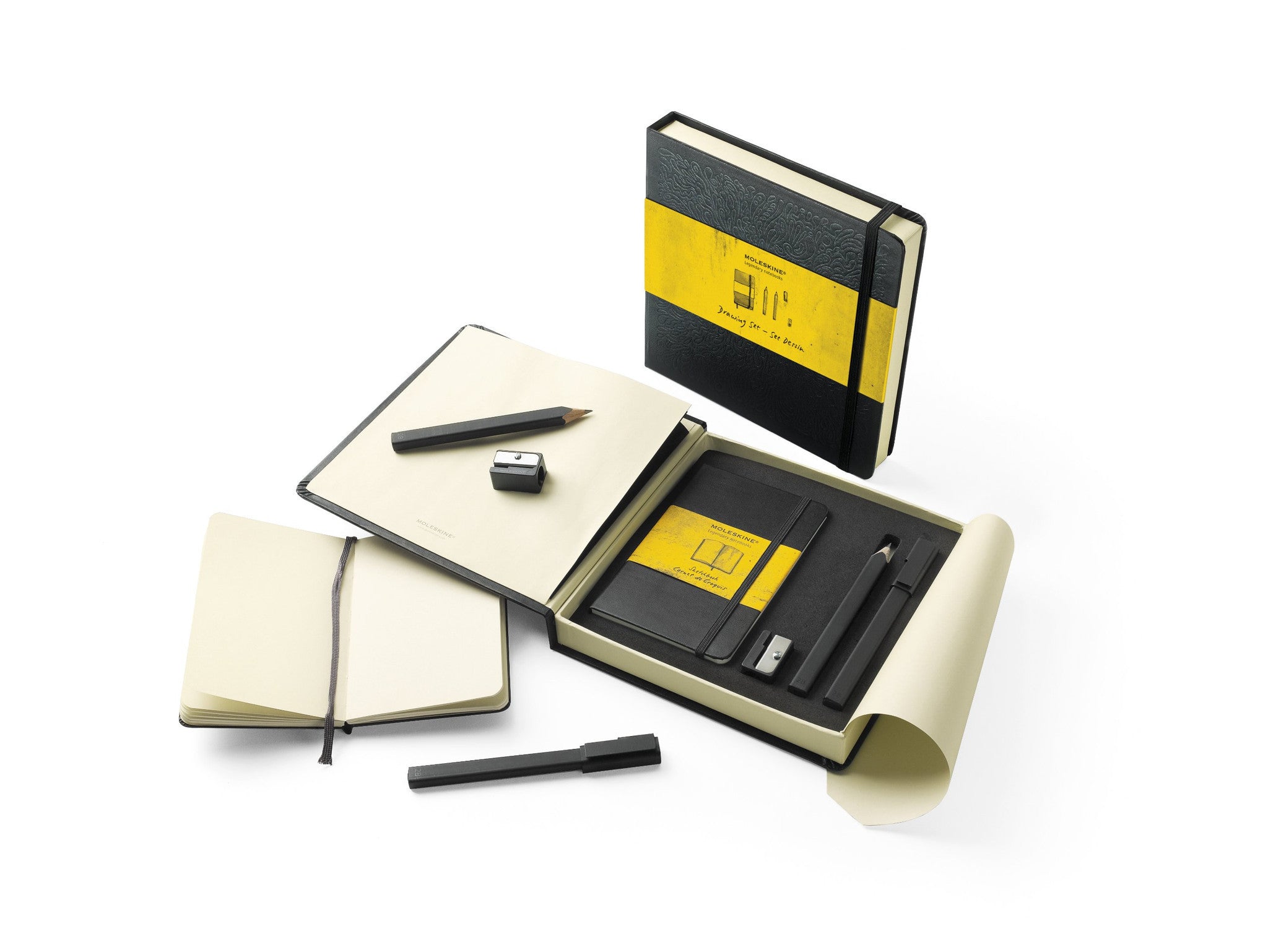 Premium Moleskine Sketchbook & Drawing Set - Artist Gift Box with Sketch Pad, Pencils & Accessories | Perfect for Sketching, Doodling & Creative Art Projects