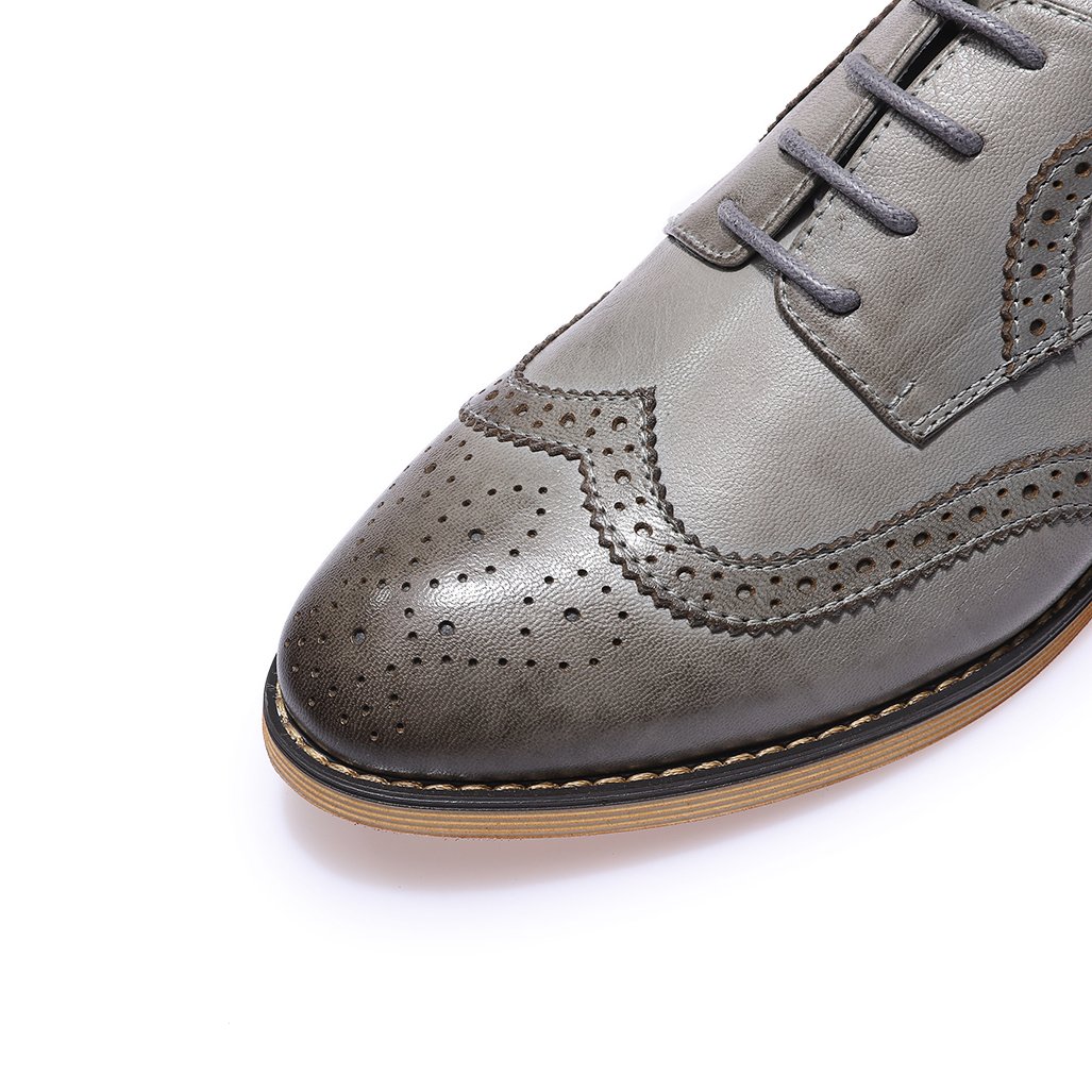 Handmade Women's Wing Tip Oxford Brogue Shoes – Genuine Leather Lace-Up Derby for Casual & Office Wear – Comfortable & Stylish Footwear for Everyday Use