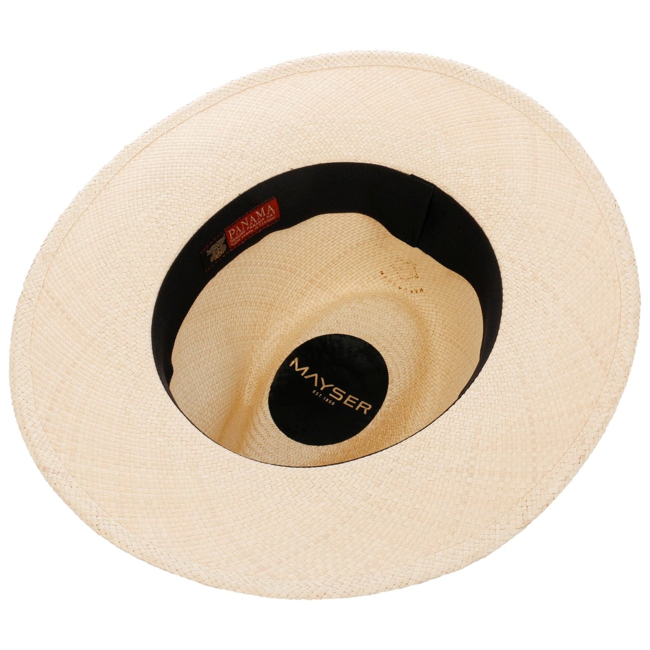 Premium Gedeon Panama Hat by Mayser - 100% Toquilla Straw Fedora Hat for Men & Women - Sun Protection & Breathable Summer Hat for Beach, Travel, and Outdoor Activities