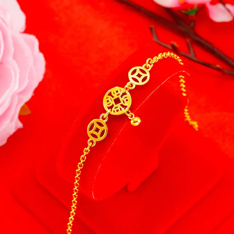 14K Gold Anklet for Women - Delicate Adjustable Ankle Bracelet - Perfect for Beach, Summer & Boho Style Outfits