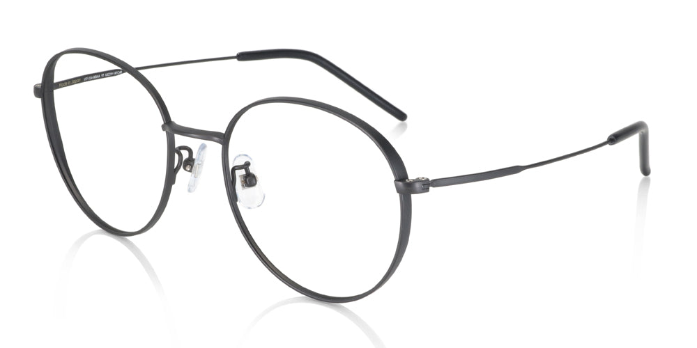 Jins Sabae 008 Eyeglasses - Lightweight Titanium Frame, Blue Light Blocking, Anti-Reflective Lenses for Men & Women | Perfect for Office Work, Gaming & Screen Time Protection