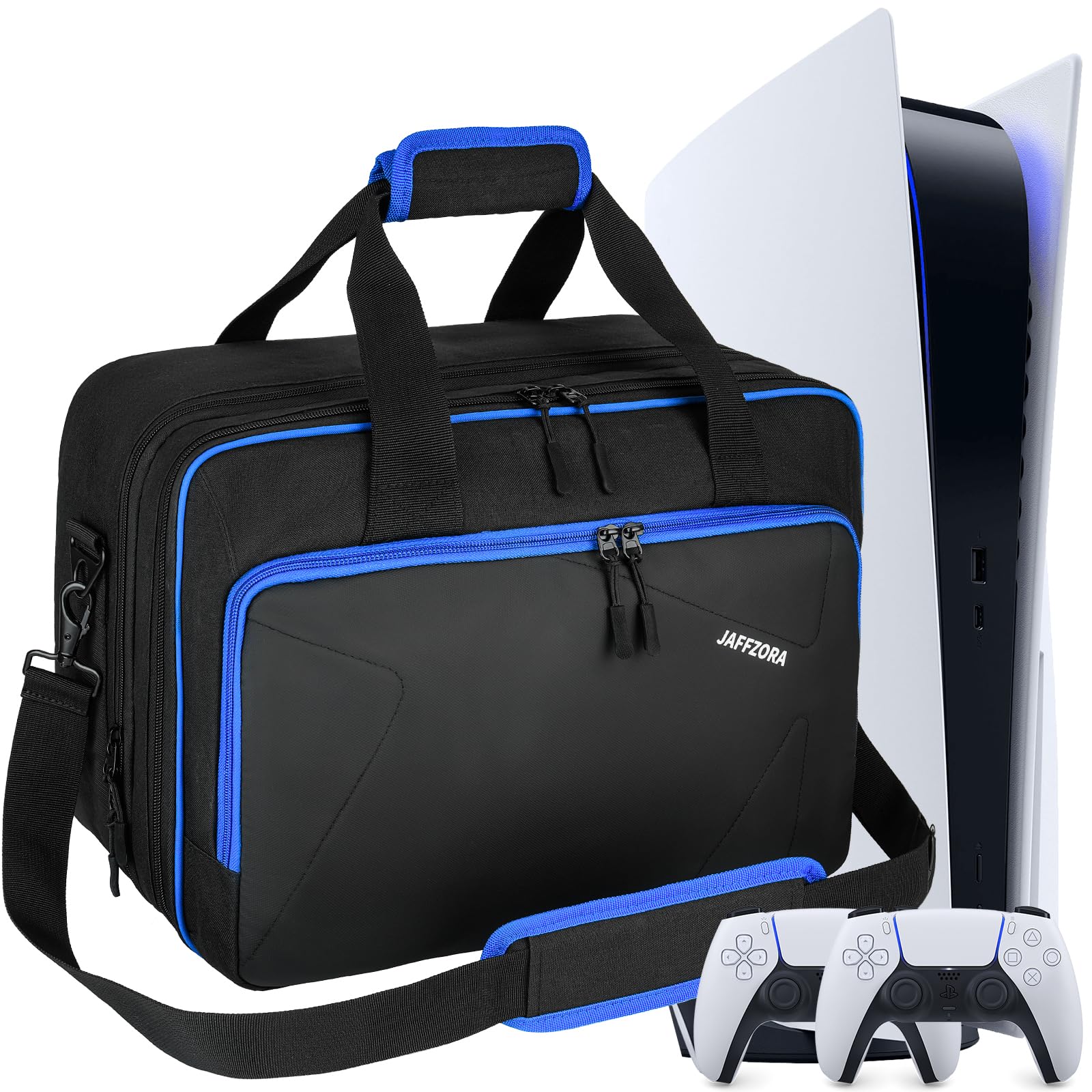 Premium PS5 Pro/PS5/PS5 Slim Carrying Case - Travel Storage Bag for Playstation 5 Console, Digital Edition, PSP Handheld, Controllers, Game Discs & Accessories | Portable Protection for Gaming On-The-Go, Travel & Storage
