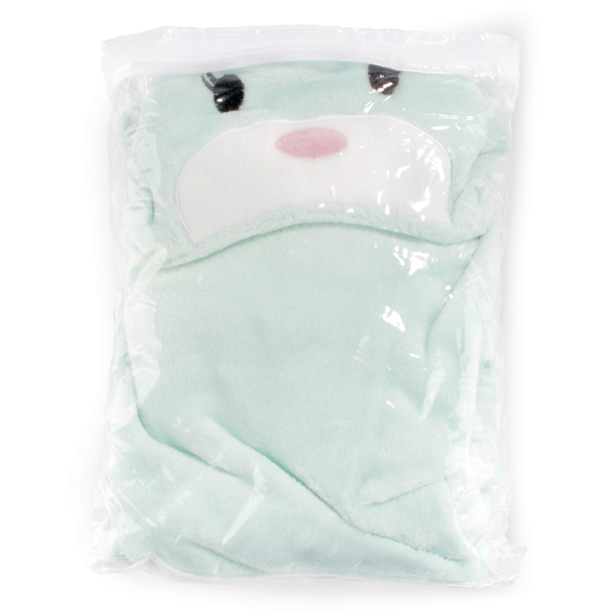 BambooMN Super Soft Hooded Baby Bath Animal Towels - Cute Nursery Essentials for Newborn to Toddler - Unisex Hooded Towel for Girls & Boys - Perfect for Bath Time, Swimming, and Photo Shoots