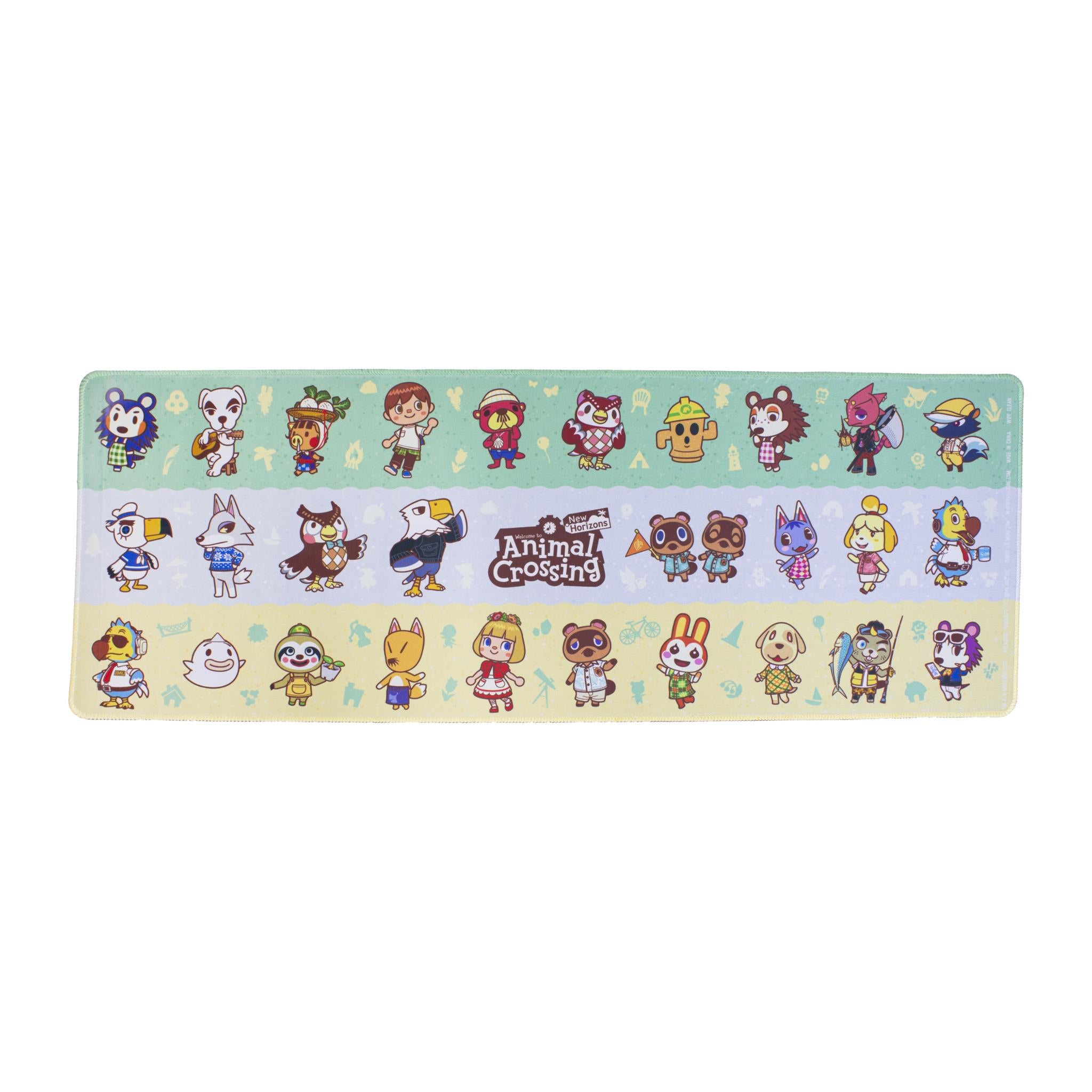 Animal Crossing Desk Mat - Cute Gaming Mouse Pad with Non-Slip Base for Nintendo Switch & PC Gaming - Perfect for Office, Home, and Gaming Setups
