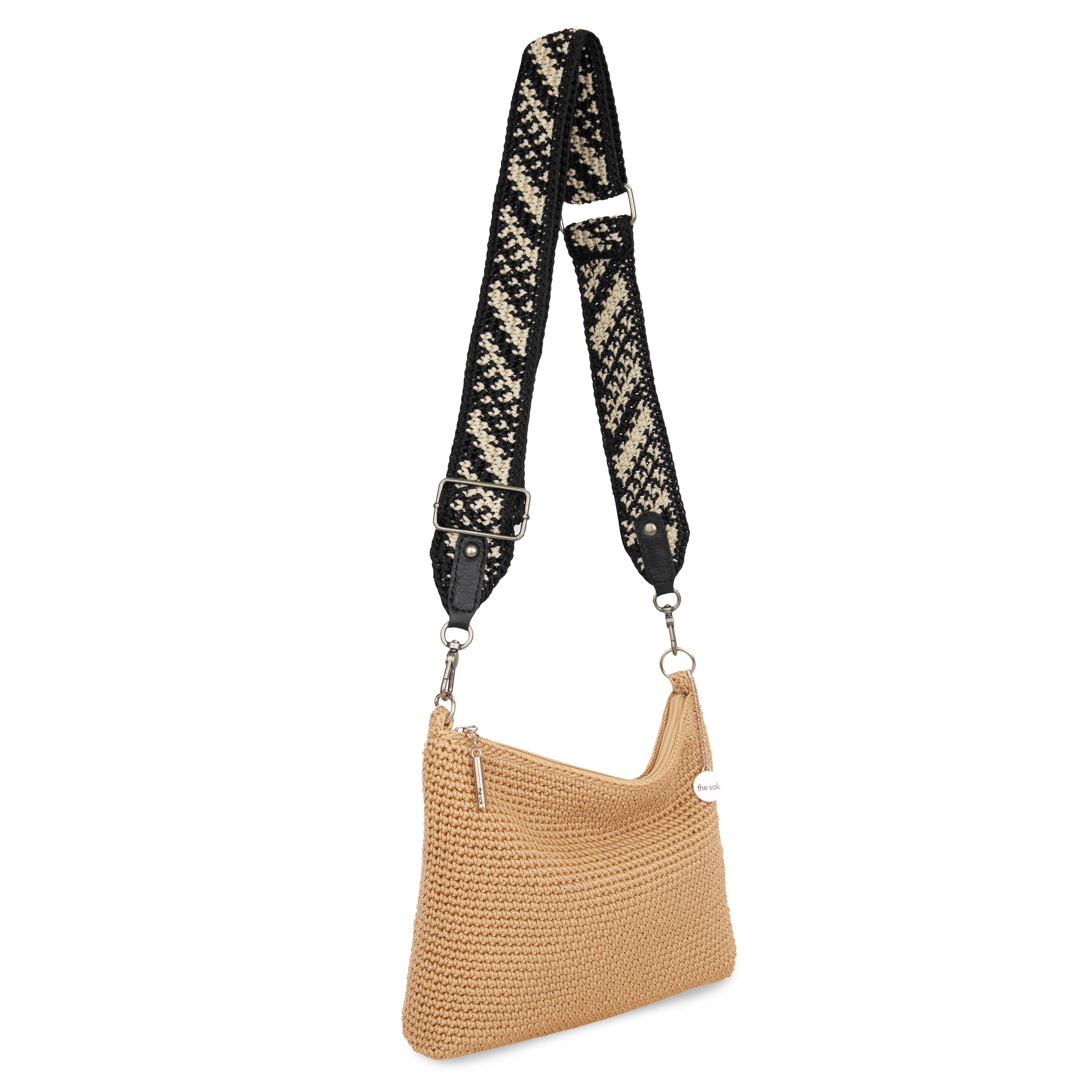 Handmade Crochet Crossbody Bag Strap - Adjustable & Stylish for Women, Perfect for Everyday Use, Shopping, and Travel Accessories