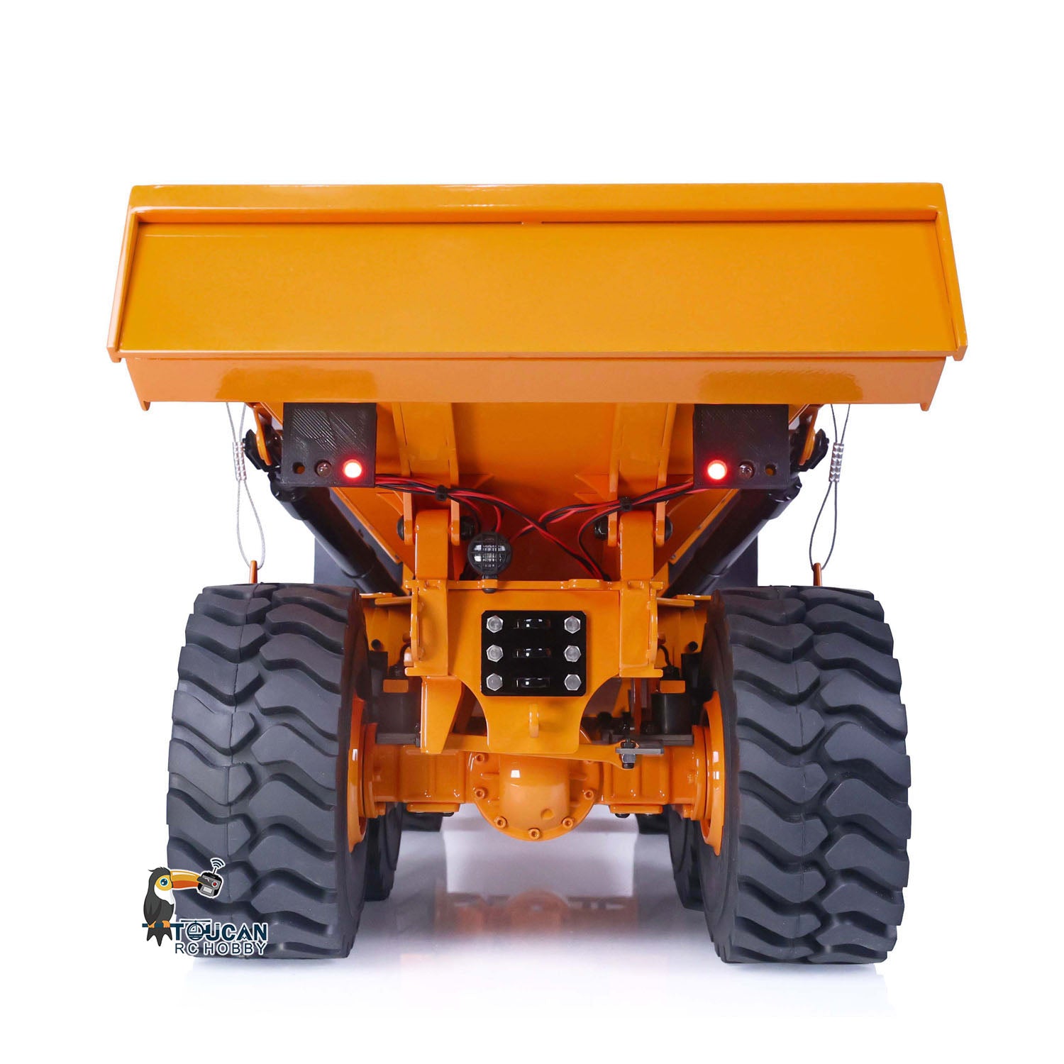 1/14 Scale 6x6 Hydraulic Lifting RC Articulated Dump Truck - Metal Remote Control Construction Vehicle Toy (RTR A40G) for Kids & Adults | Perfect for Construction Site Play, Collecting & Off-Road Adventure
