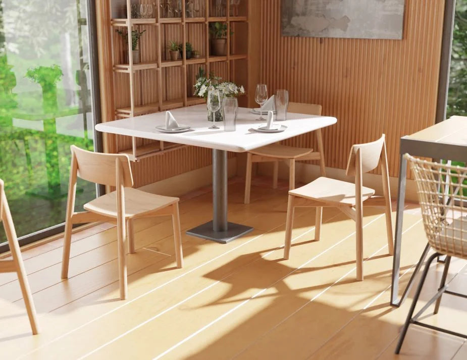 Andi Stackable Dining Chair - Modern & Space-Saving for Restaurants, Cafes, and Home Kitchens | Indoor & Outdoor Use