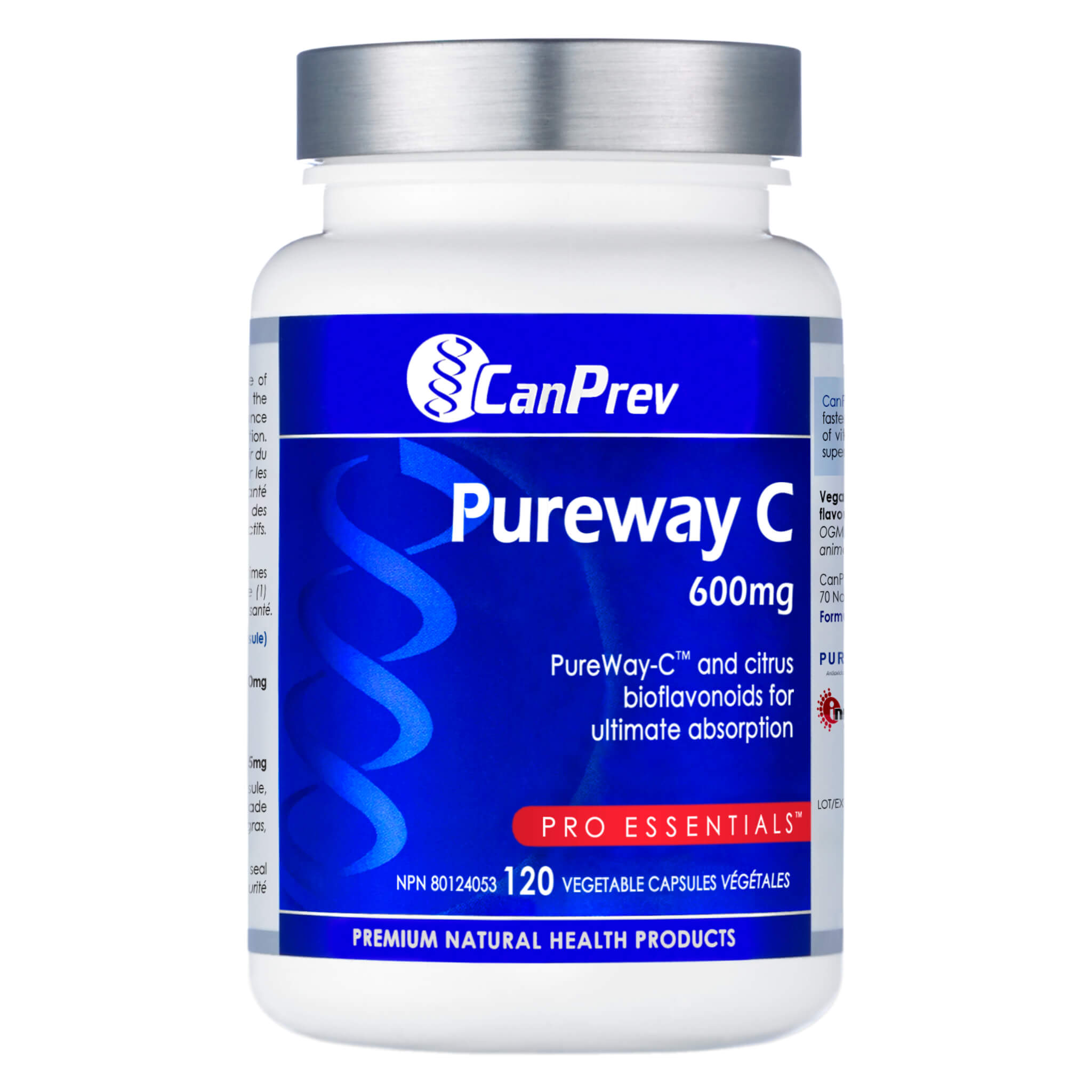 Pureway C 600mg Vitamin C Supplement - Immune Support & Antioxidant Boost for Adults - Daily Wellness, Skin Health & Collagen Production
