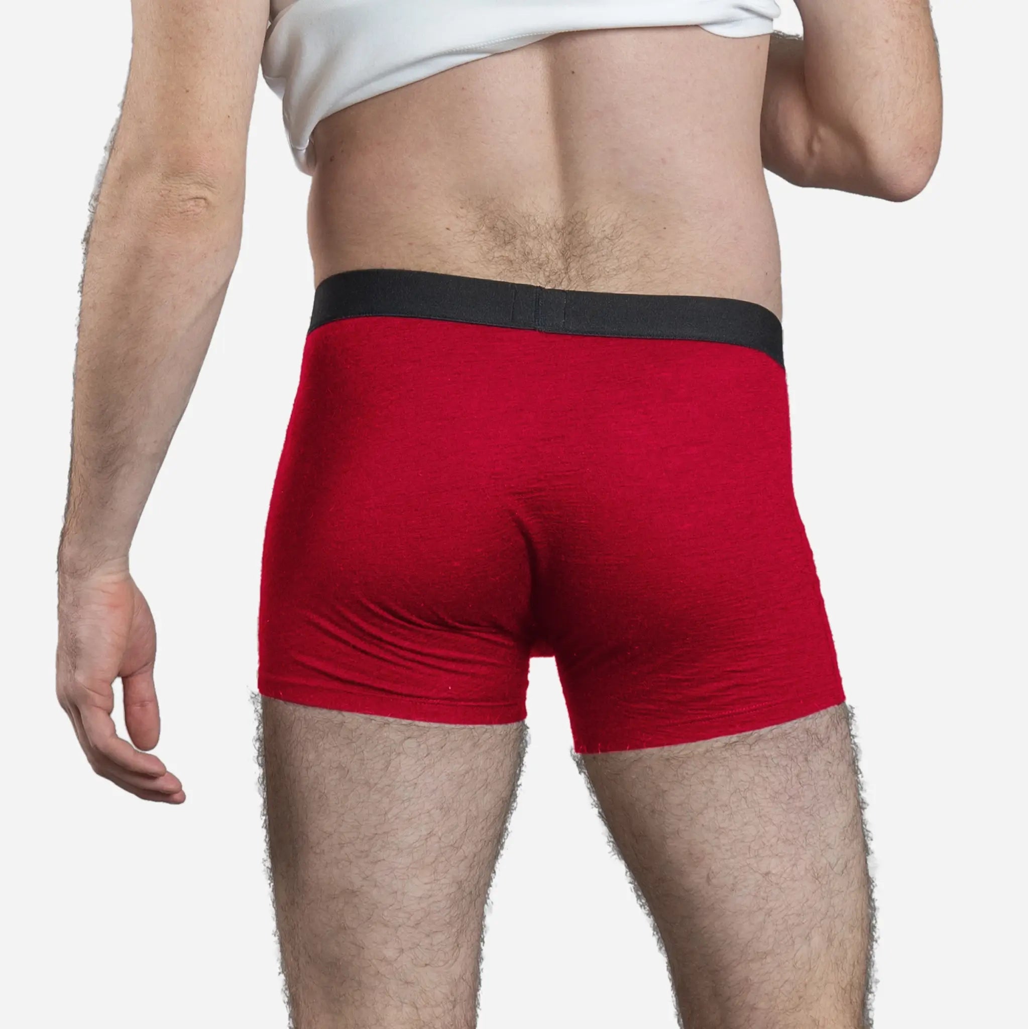 Ultra-Soft Men's Alpaca Wool Boxer Briefs - 160 GSM Lightweight Underwear for All-Day Comfort | Perfect for Travel, Hiking & Cold Weather Activities