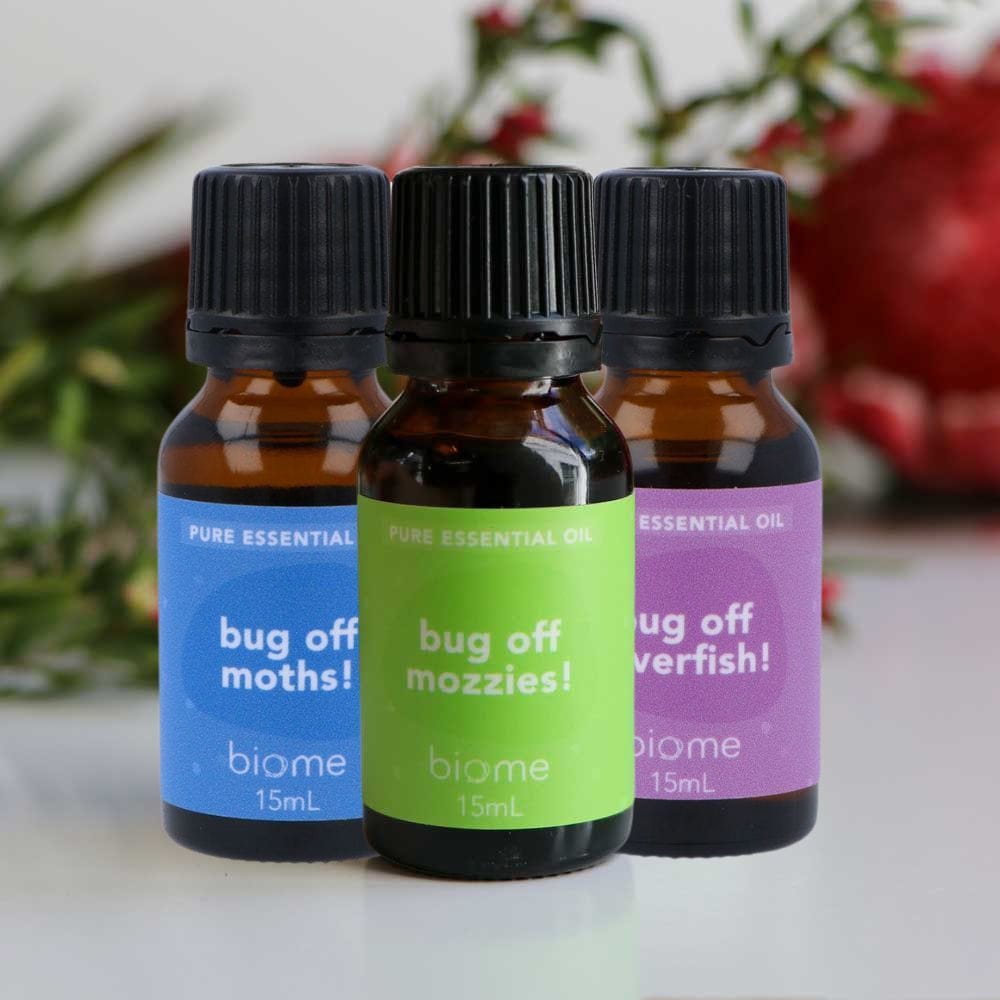 Bug Off Essential Oils Bundle - Natural Insect Repellent Set for Mosquitoes, Flies & Bugs | Perfect for Outdoor Camping, Hiking & Backyard Use