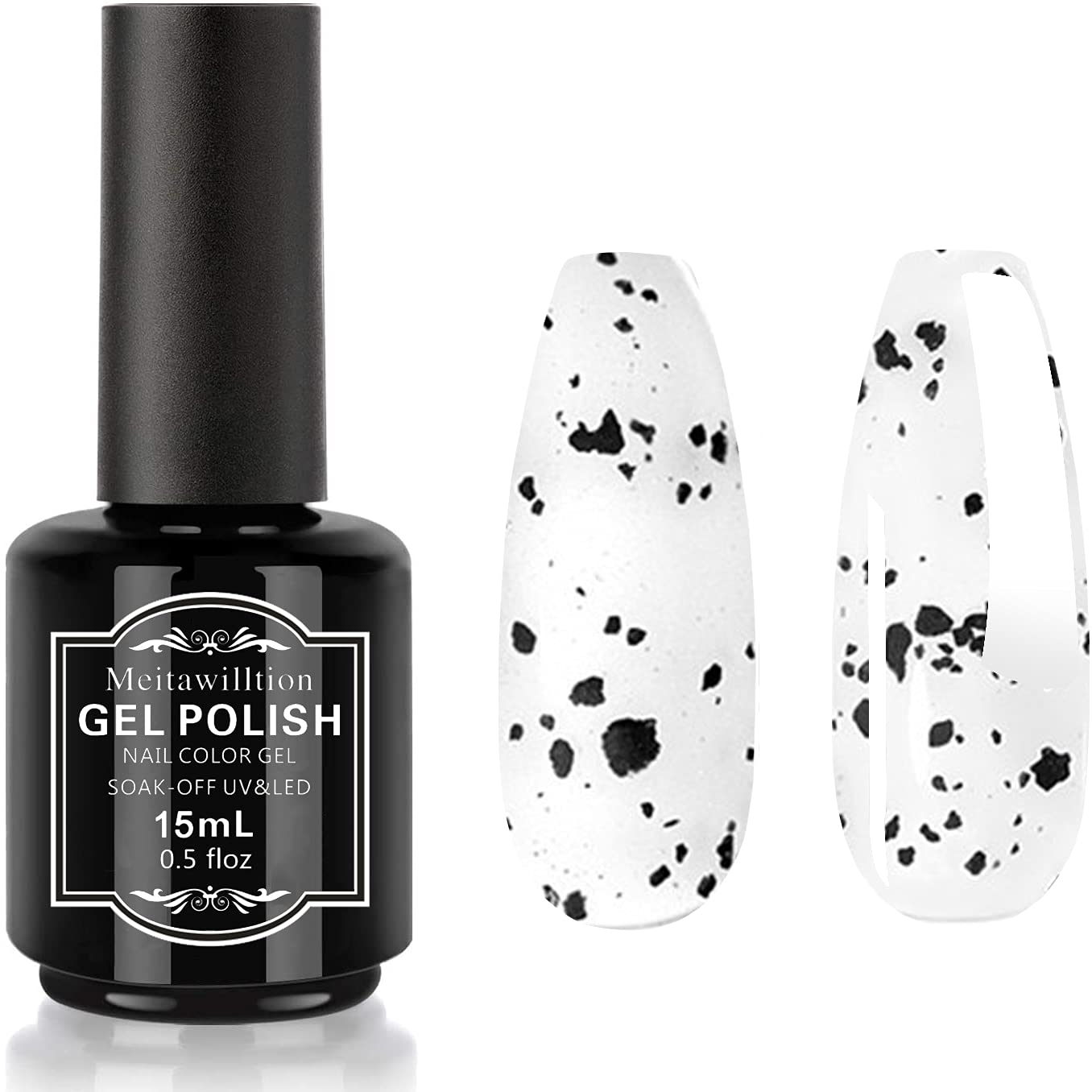 15ml Eggshell Gel Nail Polish - Soak Off UV/LED Nail Gel for Salon & DIY Home Manicure | Long Lasting Nail Art for Parties, Weddings & Special Occasions