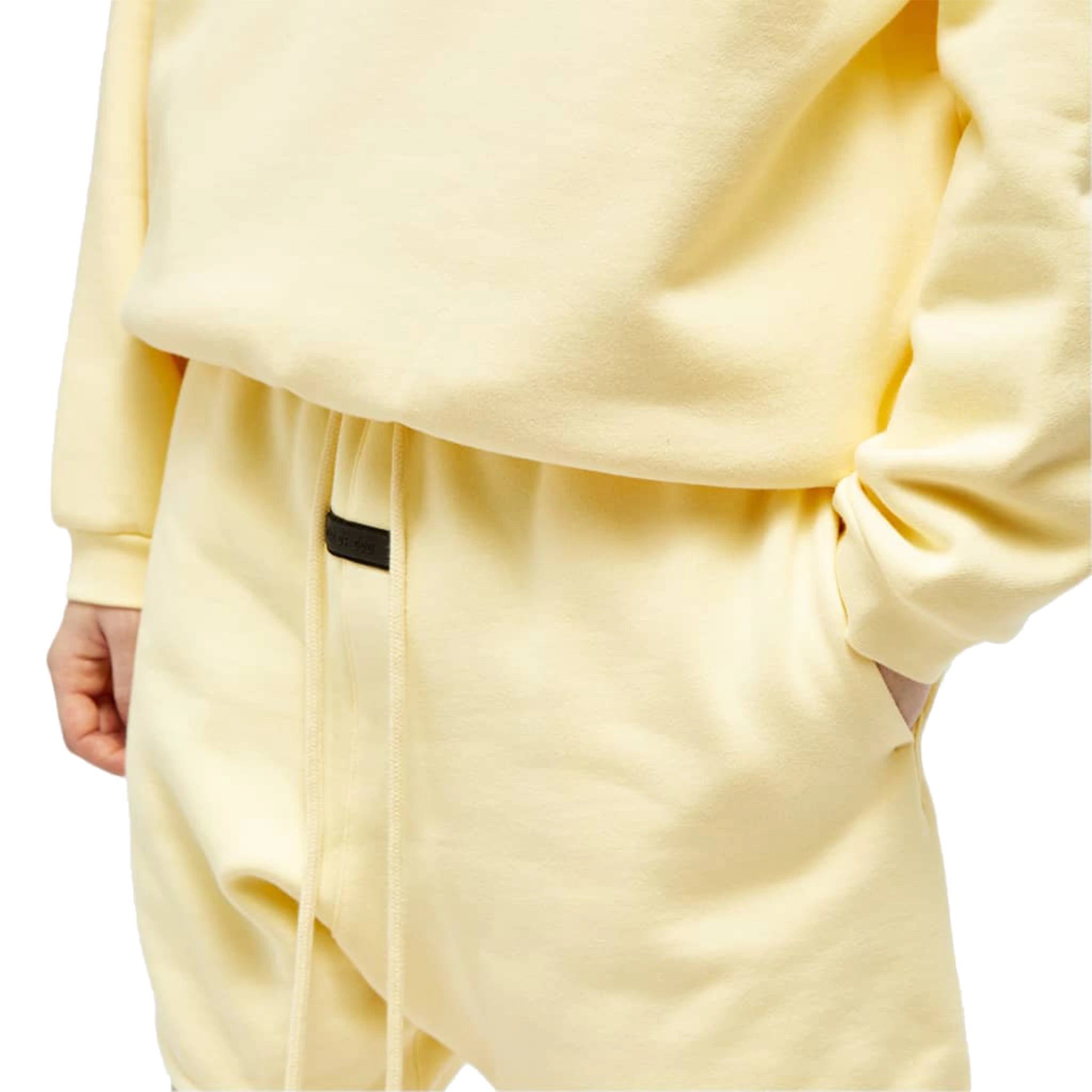 Fear of God Essentials FW23 Garden Yellow Shorts - Men's Casual Loungewear for Summer & Streetwear Outfits