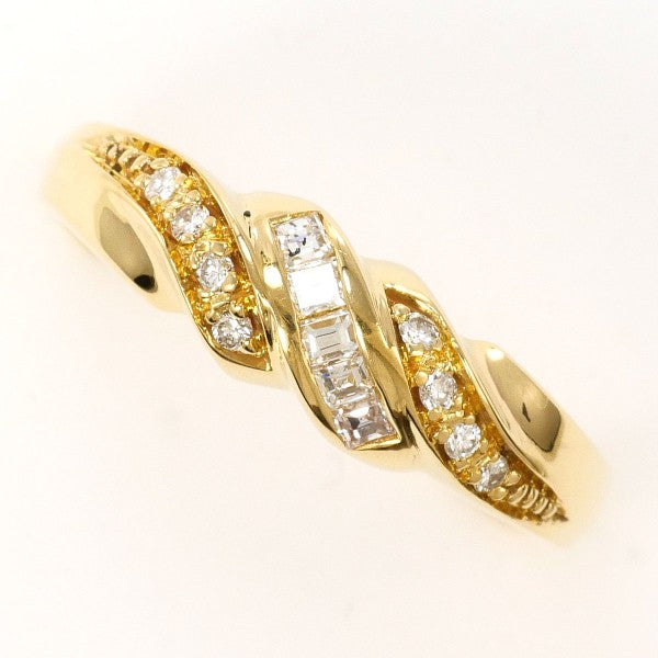 18K Yellow Gold Diamond Ring for Women - Elegant Wedding, Engagement & Anniversary Jewelry Gift