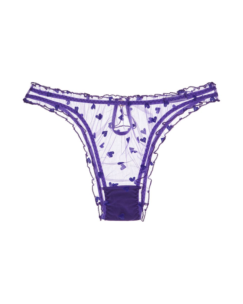 Amour Ruffled Briefs for Women - Lace Trim Comfortable Underwear - Perfect for Everyday Wear, Sleepwear & Special Occasions