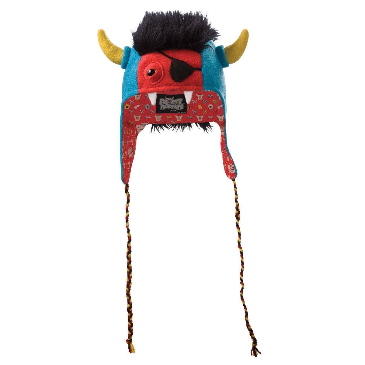 Pirate Zorlag Fleece Monster Hat for Adults - Warm Winter Costume Accessory for Halloween, Cosplay, and Themed Parties