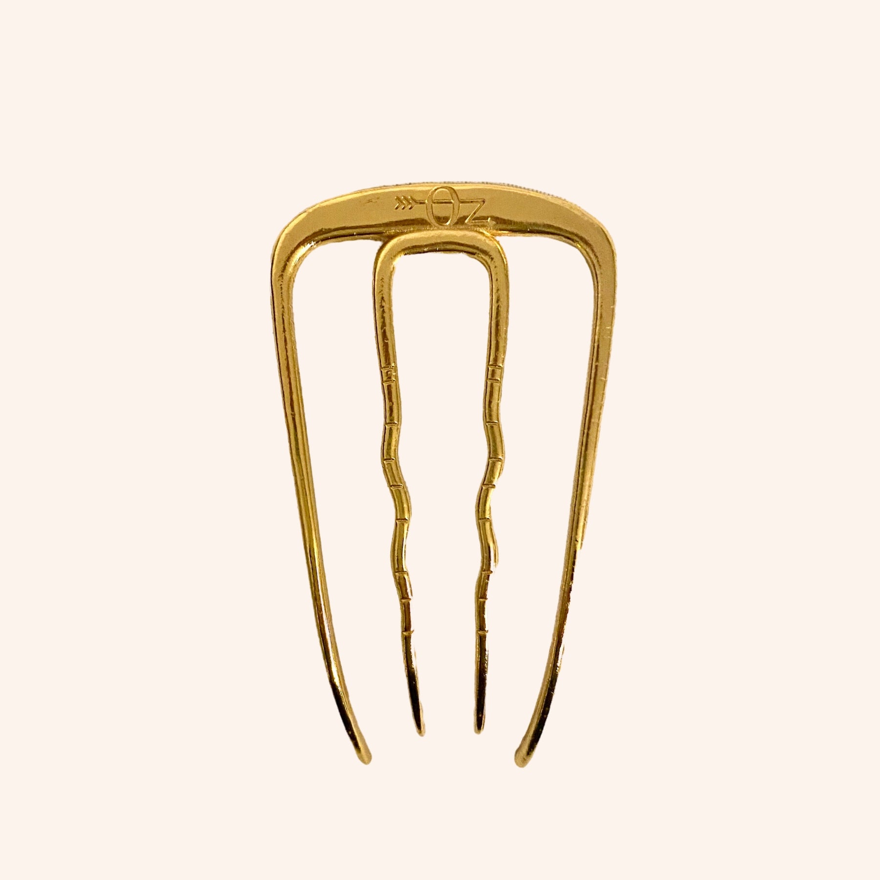 Golden Hair Comb for Women - Oren Hairbrush for Styling, Detangling & Shine - Perfect for Weddings, Parties & Everyday Use