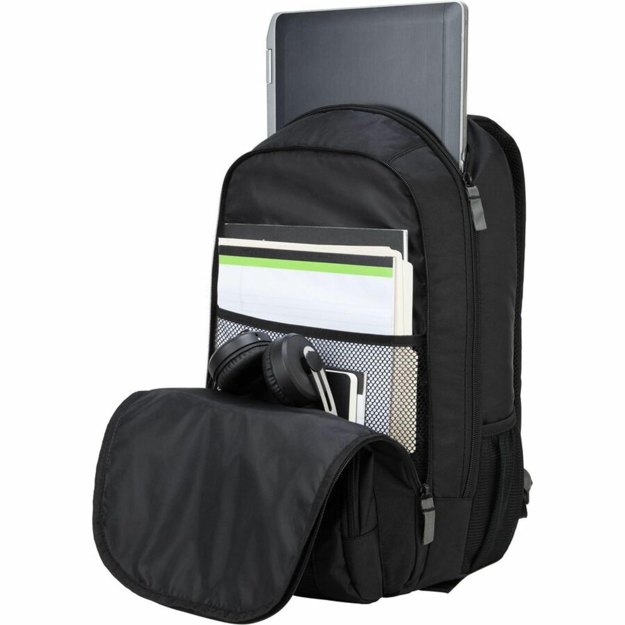 Targus Groove 17-inch Water Resistant Laptop Backpack for Men & Women - Durable Travel Backpack for Work, School & Commuting - Black (CVR617)
