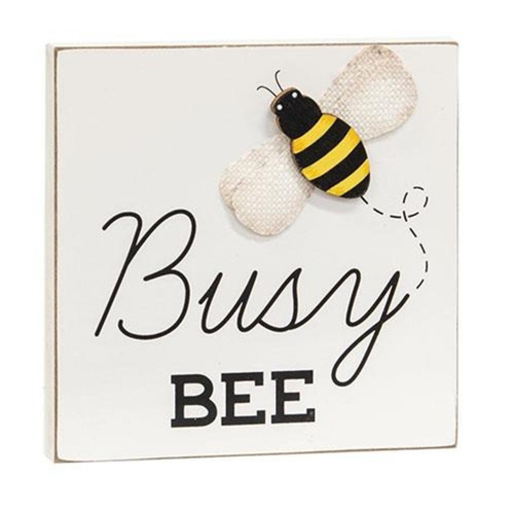 Busy Bee Square Block - Wooden Building Blocks for Kids - Creative Educational Toys for Toddlers - Perfect for Preschool Learning & Playtime Fun