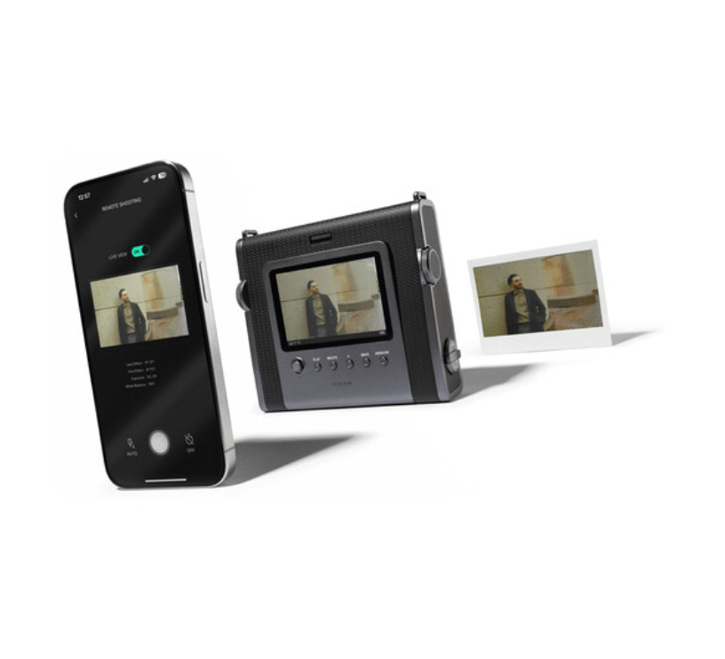 Fujifilm Instax Wide EVO Hybrid Instant Film Camera - Print Digital & Instant Photos - Perfect for Travel, Parties & DIY Scrapbooking