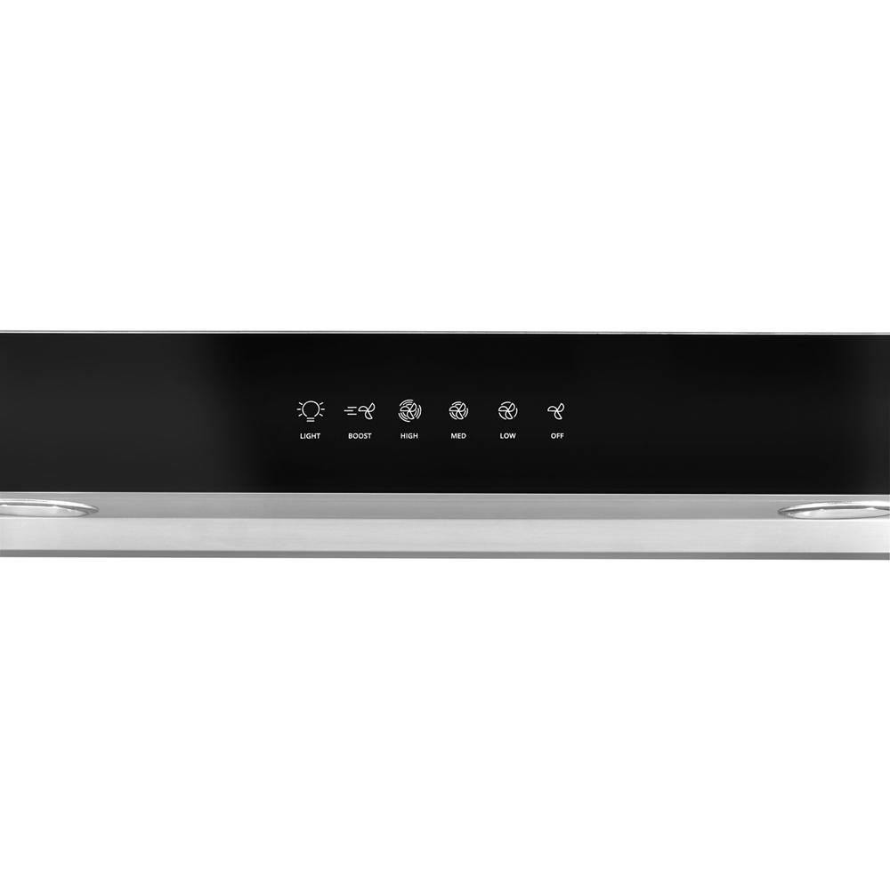 Amana WVU57UC6FS 36-Inch Stainless Steel Range Hood with Boost Function - Powerful Kitchen Ventilation for Smoke & Odor Removal