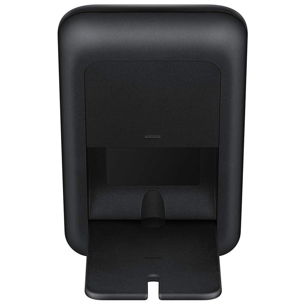 Samsung Official 2020 9W Fast Wireless Charger Stand - Convertible Charging Pad & Stand for iPhone, Galaxy, AirPods (Black) | Perfect for Home, Office & Nightstand Charging